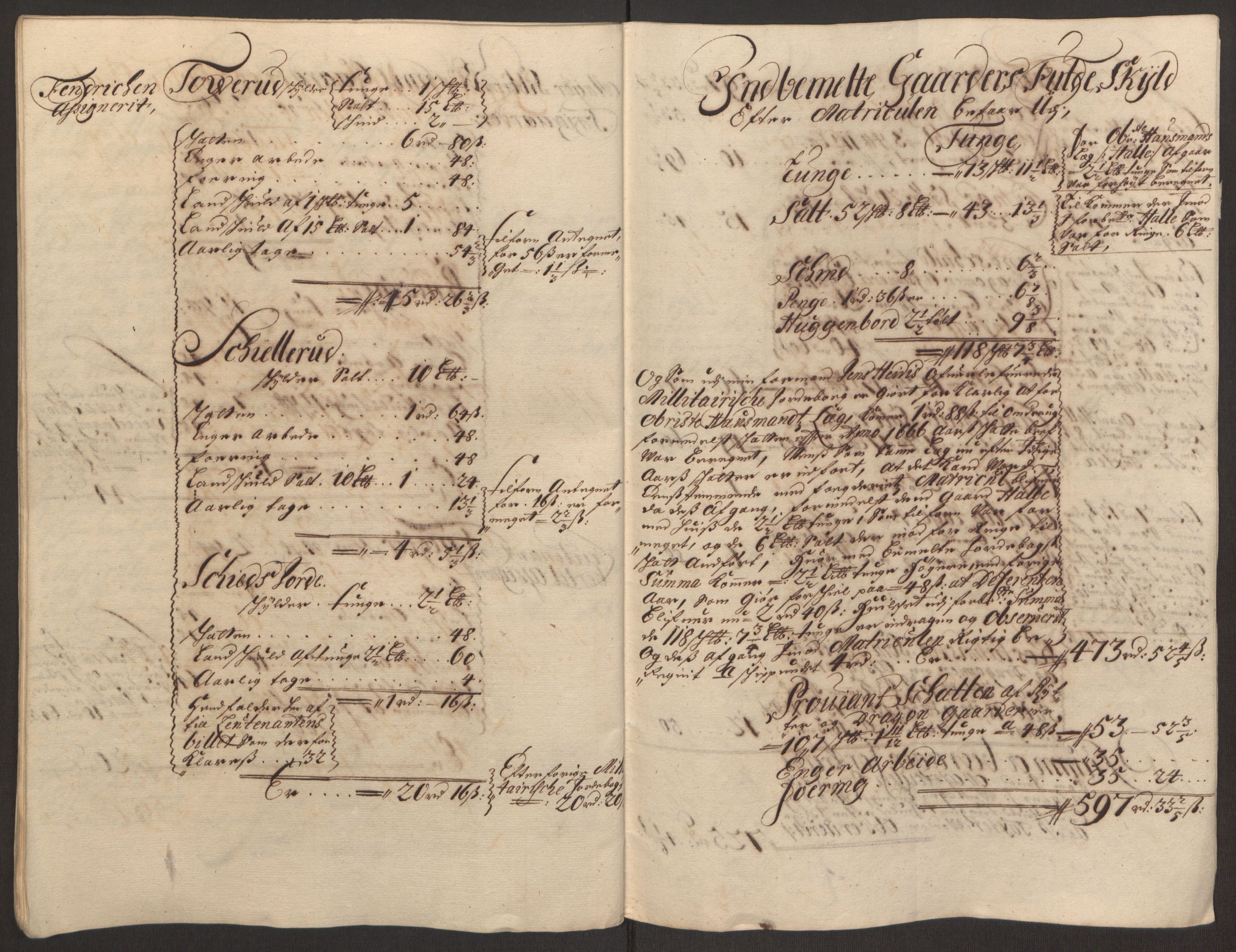 Rentekammeret inntil 1814, Reviderte regnskaper, Fogderegnskap, AV/RA-EA-4092/R10/L0438: Fogderegnskap Aker og Follo, 1694, s. 252