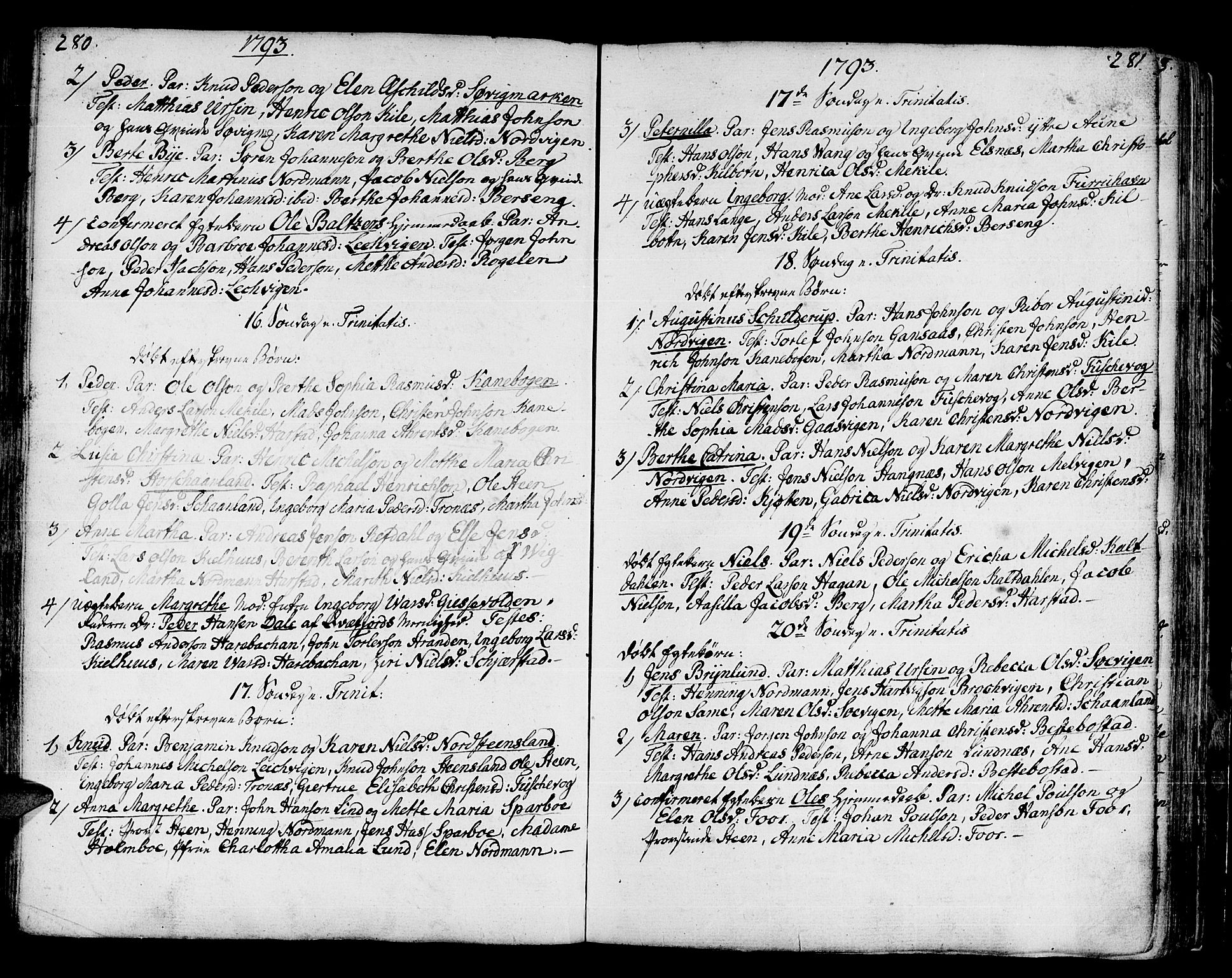 Trondenes sokneprestkontor, AV/SATØ-S-1319/H/Ha/L0003kirke: Ministerialbok nr. 3, 1783-1803, s. 280-281