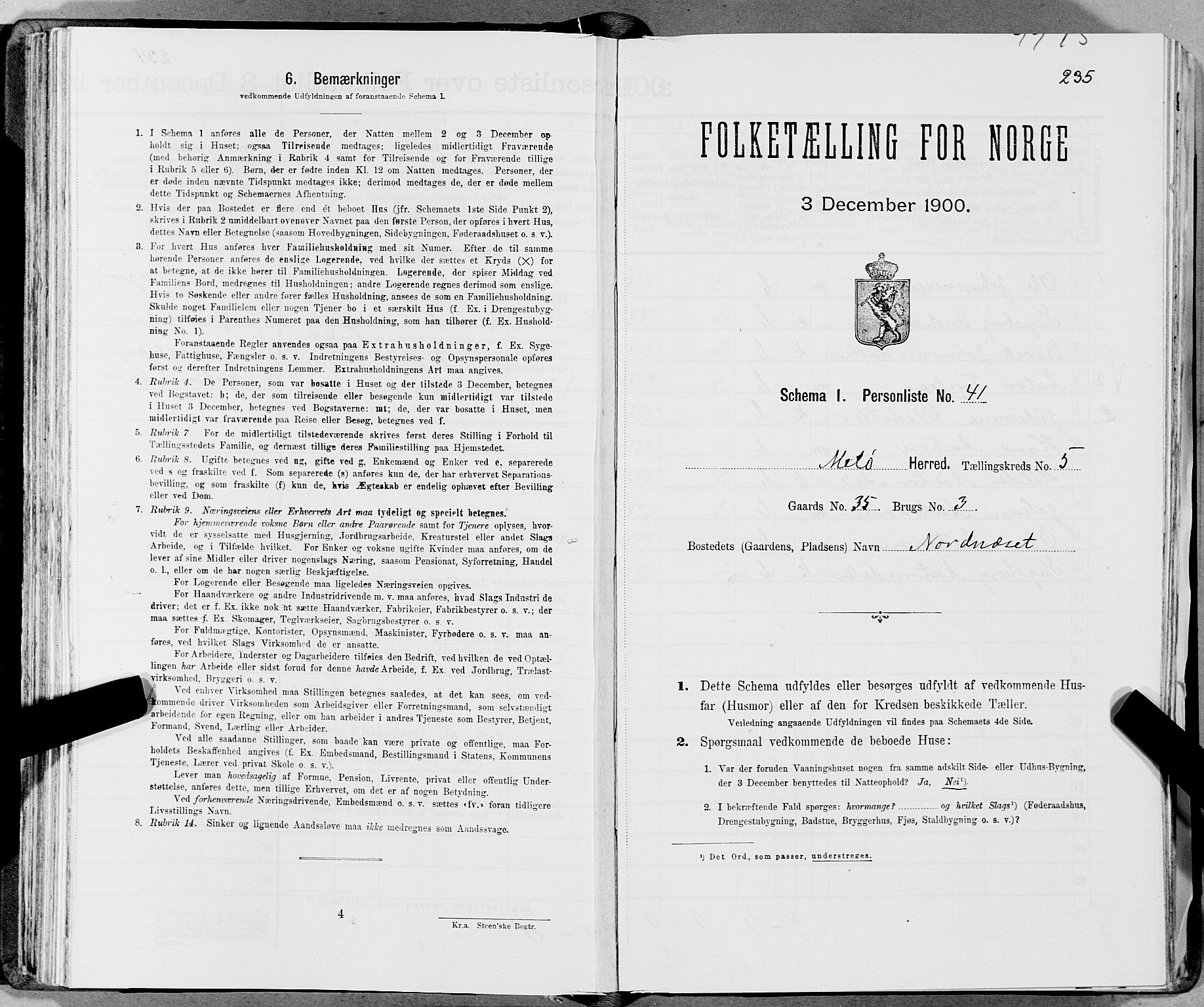SAT, Folketelling 1900 for 1837 Meløy herred, 1900, s. 739