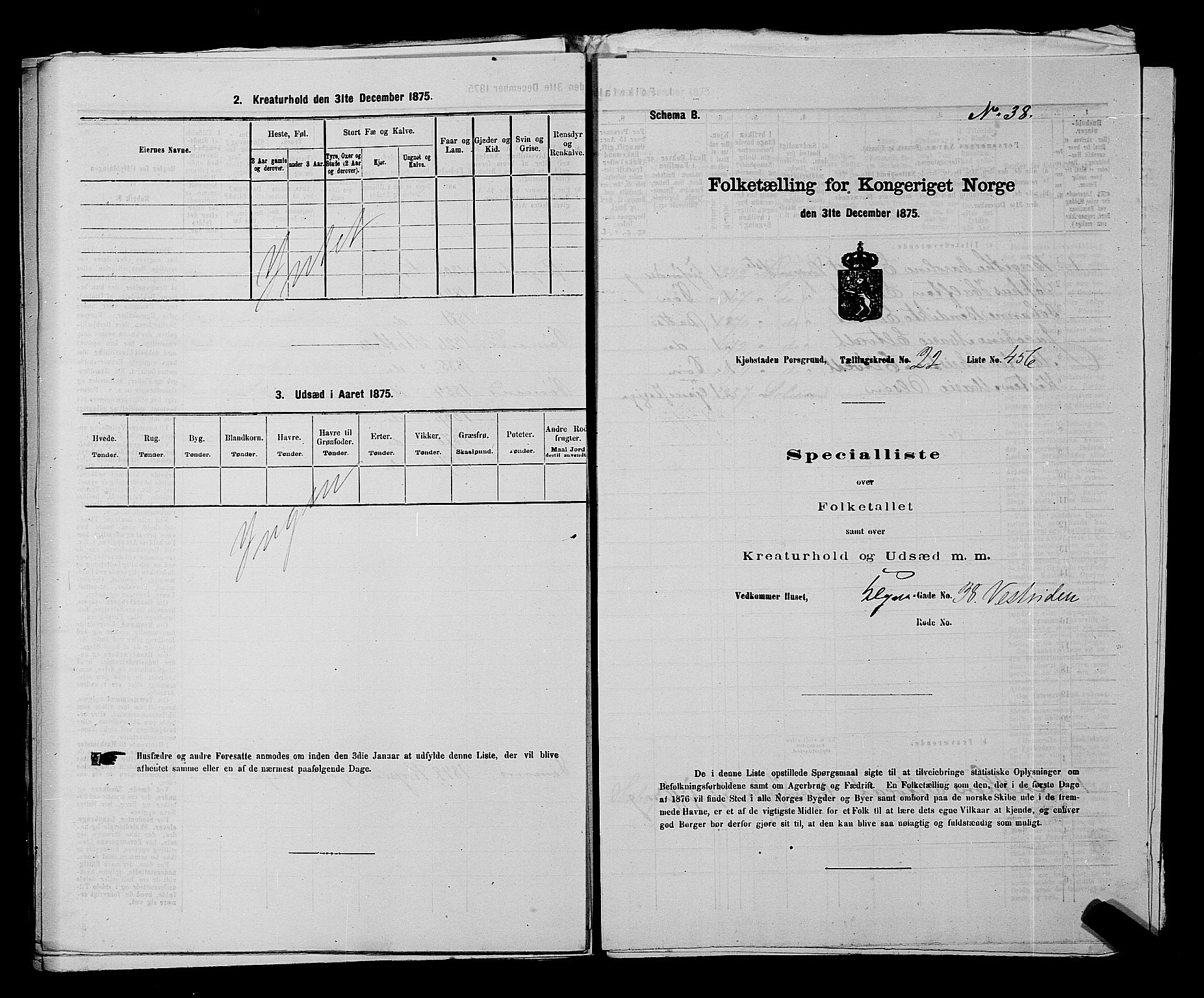 SAKO, Folketelling 1875 for 0805P Porsgrunn prestegjeld, 1875, s. 1021