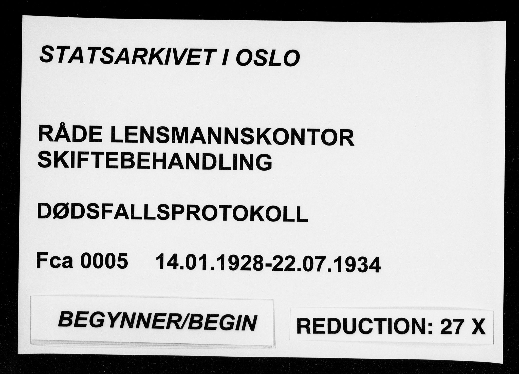 Råde lensmannskontor, AV/SAO-A-10073/H/Ha/Hab/L0005: Dødsfallsprotokoll, 1928-1934