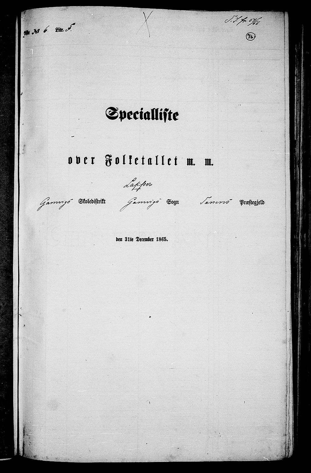 RA, Folketelling 1865 for 2025P Tana prestegjeld, 1865, s. 63