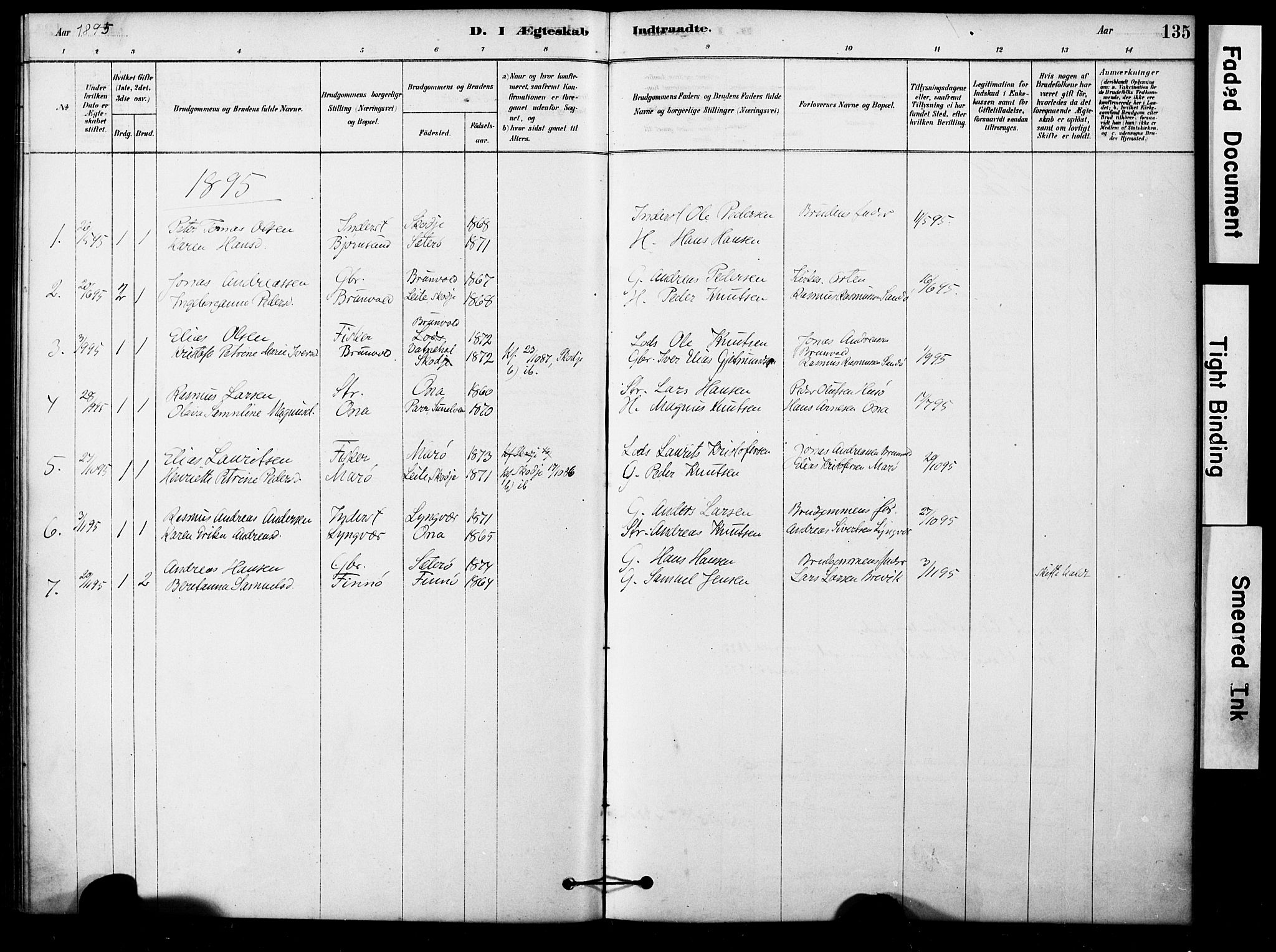 Ministerialprotokoller, klokkerbøker og fødselsregistre - Møre og Romsdal, AV/SAT-A-1454/561/L0729: Ministerialbok nr. 561A03, 1878-1900, s. 135