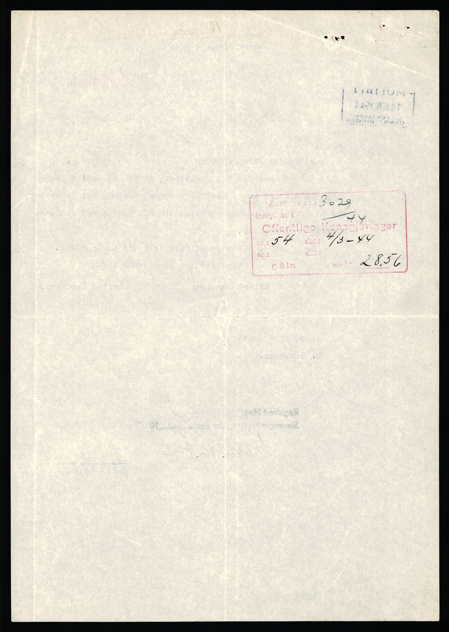 Stavanger byfogd, AV/SAST-A-101408/002/J/Jd/Jde/L0004: Registreringsmeldinger og bilag. Enkeltmannsforetak, 1001-1350, 1891-1990, s. 138