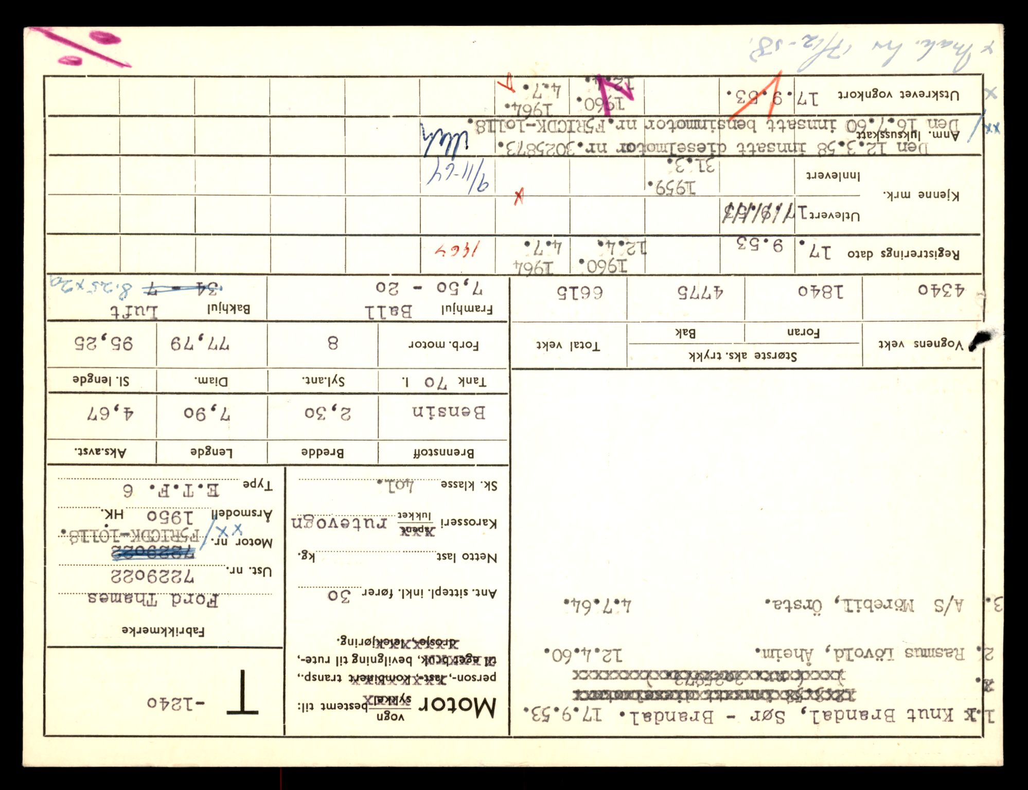 Møre og Romsdal vegkontor - Ålesund trafikkstasjon, SAT/A-4099/F/Fe/L0011: Registreringskort for kjøretøy T 1170 - T 1289, 1927-1998, s. 1902