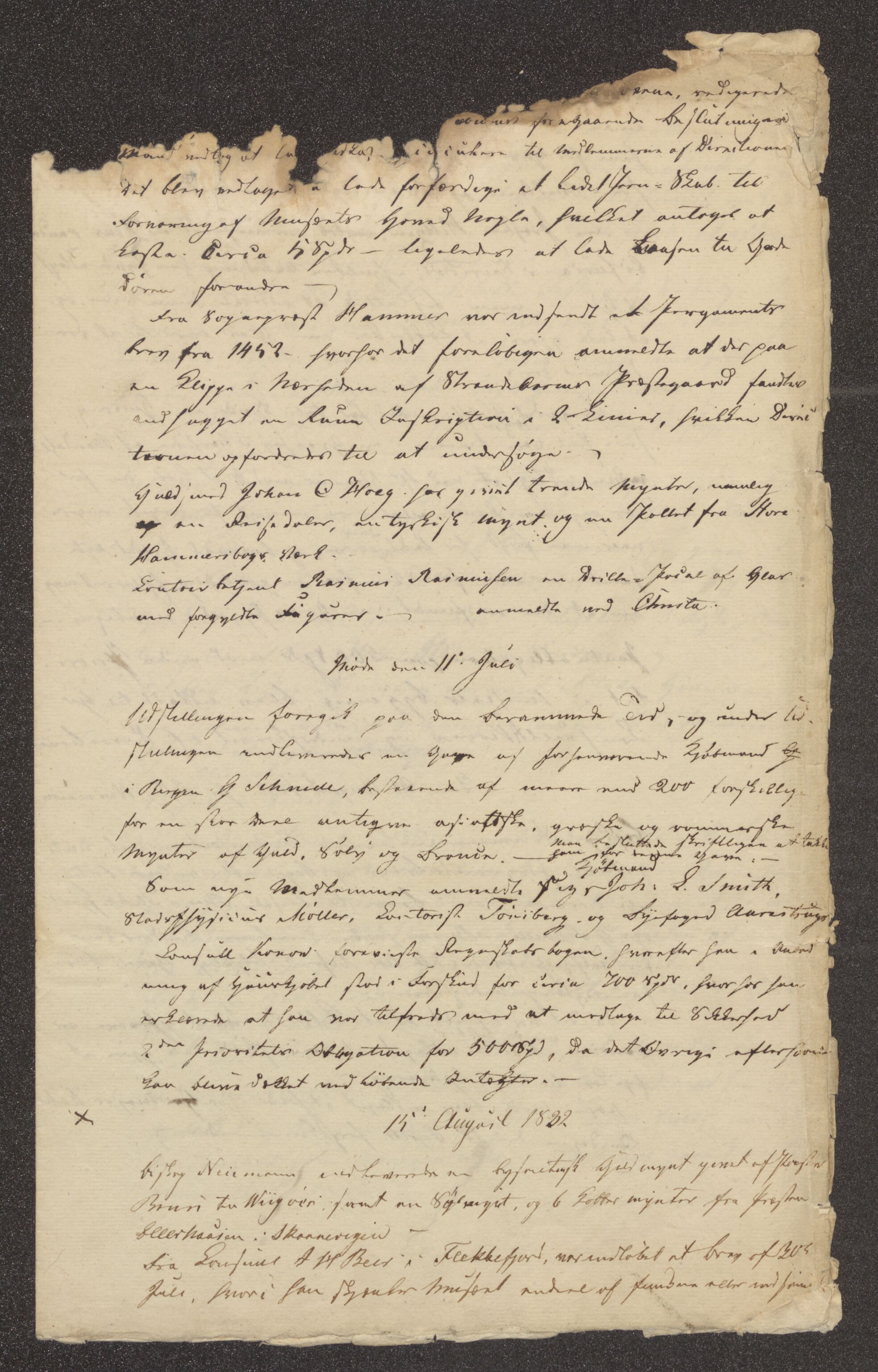 Bergens Museum, UMB/A007/A/Aa/L0003: Forhandlingsprotokoll , 1832-1833