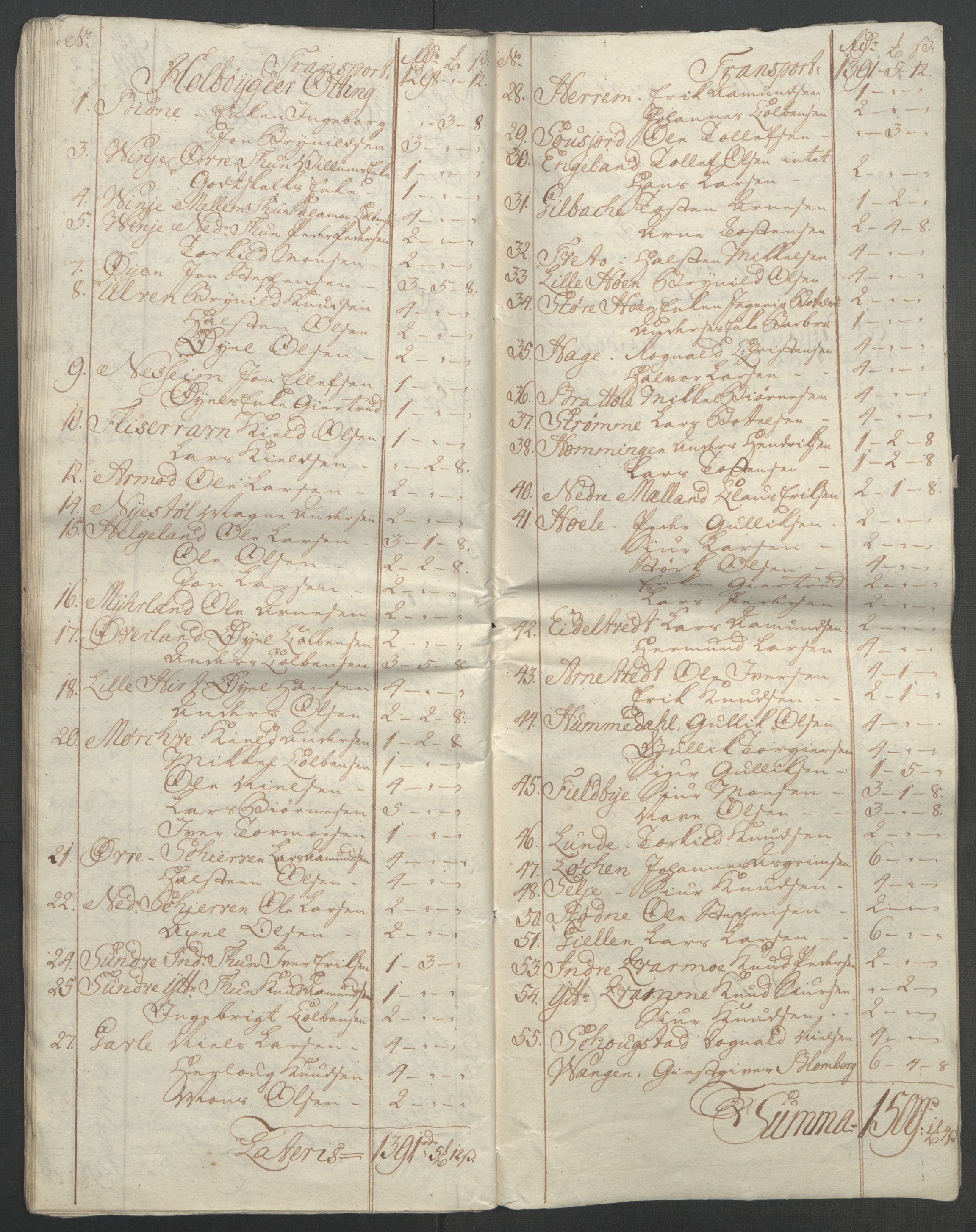 Rentekammeret inntil 1814, Reviderte regnskaper, Fogderegnskap, AV/RA-EA-4092/R51/L3303: Ekstraskatten Nordhordland og Voss, 1762-1772, s. 544