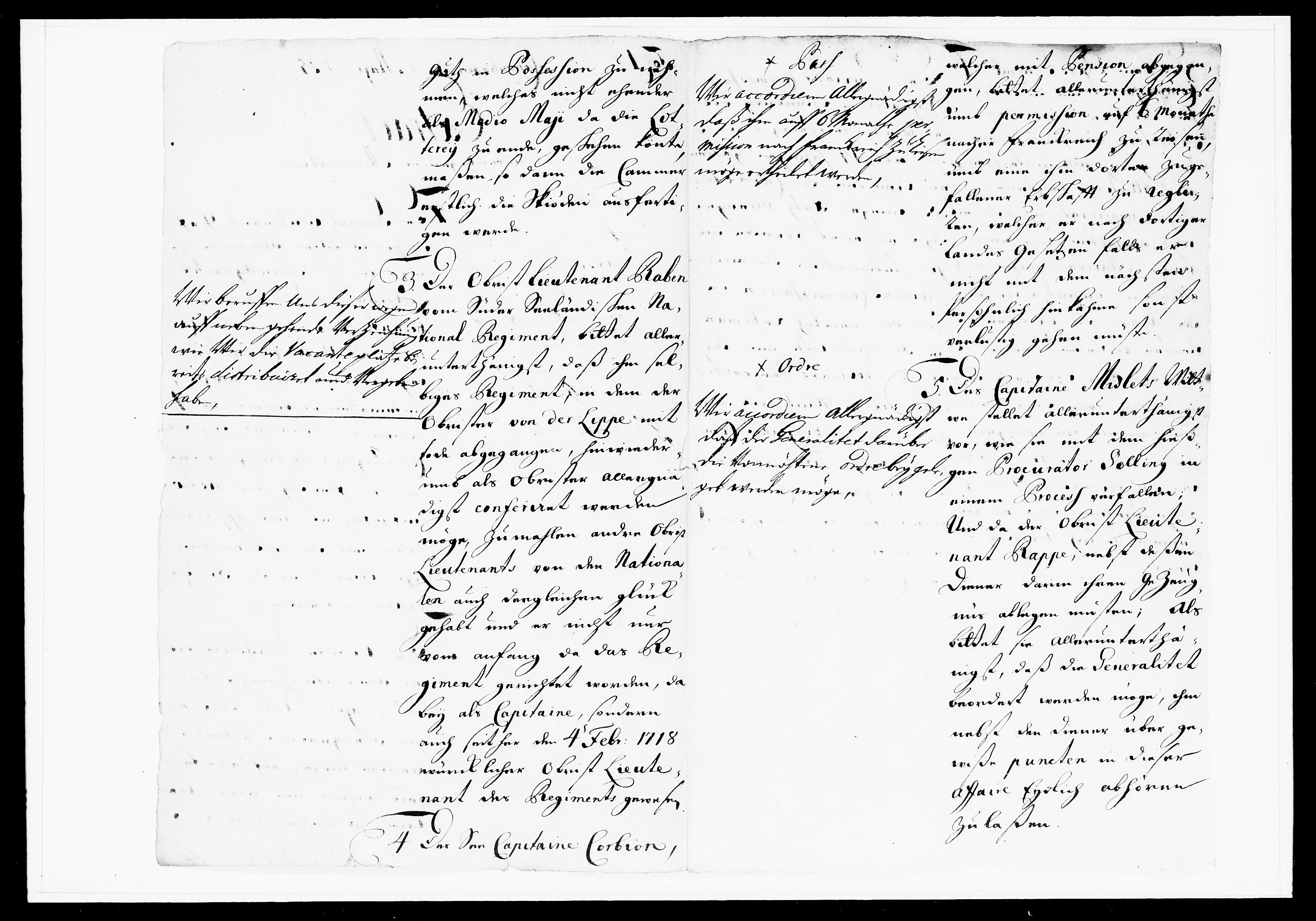 Krigskollegiet, Krigskancelliet, DRA/A-0006/-/1075-1077: Refererede sager, 1725, s. 91