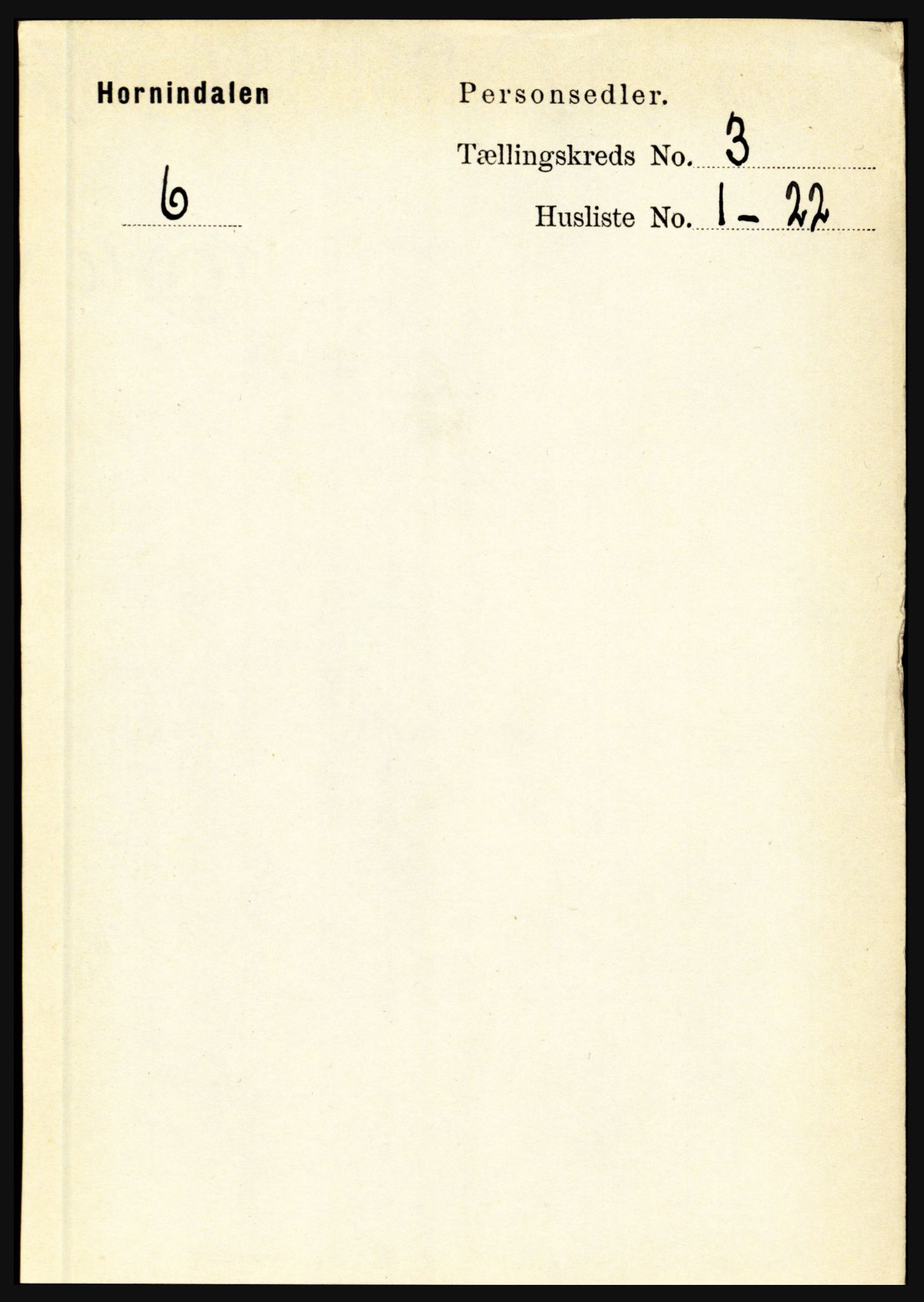 RA, Folketelling 1891 for 1444 Hornindal herred, 1891, s. 549