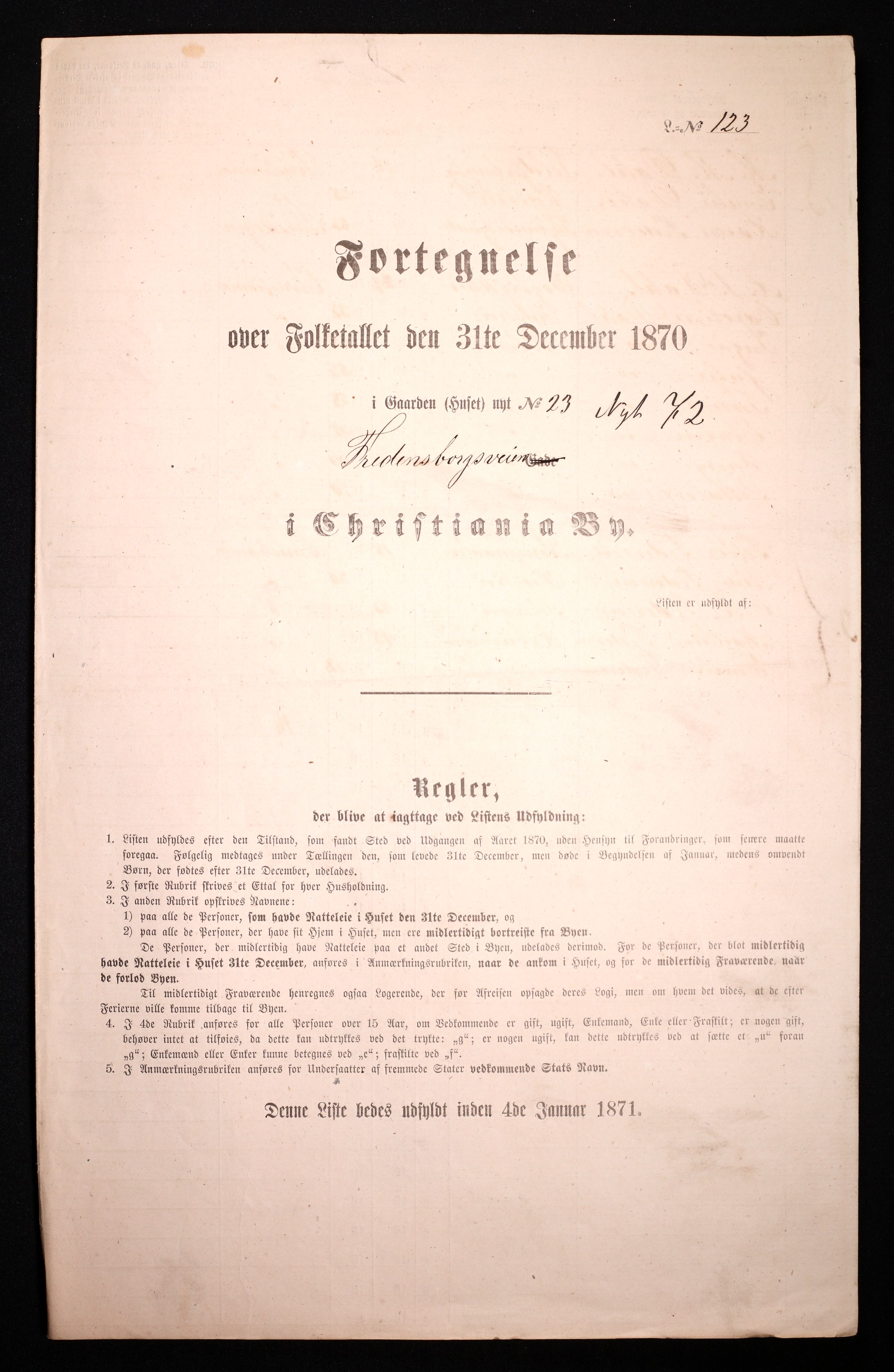 RA, Folketelling 1870 for 0301 Kristiania kjøpstad, 1870, s. 1057