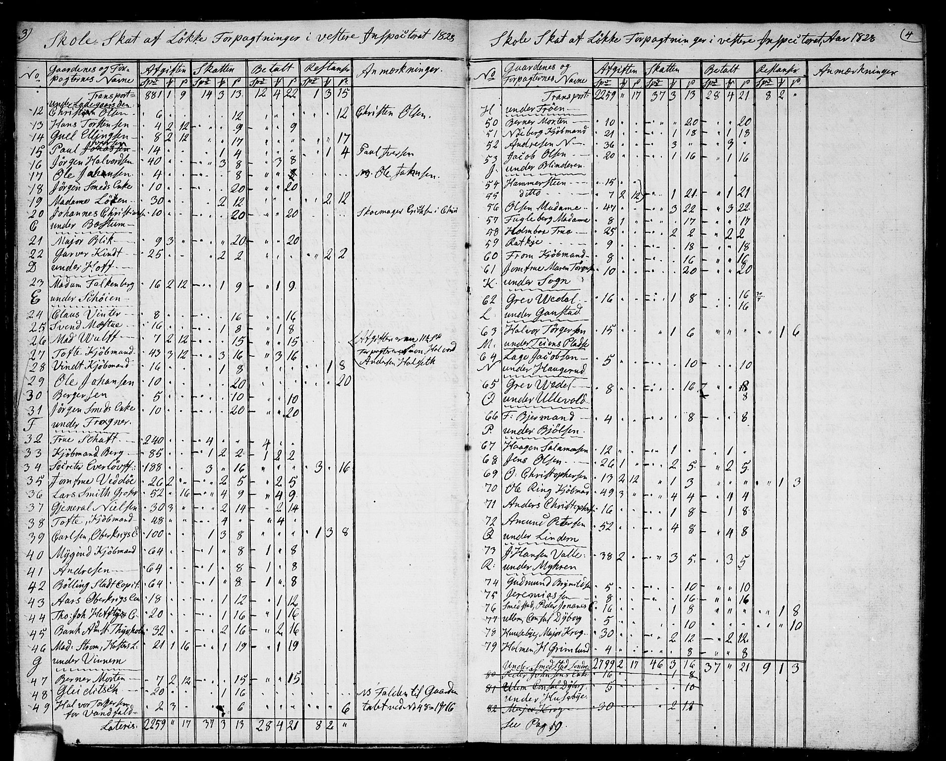 Aker prestekontor kirkebøker, SAO/A-10861/H/L0002: Lysningsprotokoll nr. 2, 1842-1845, s. 3-4