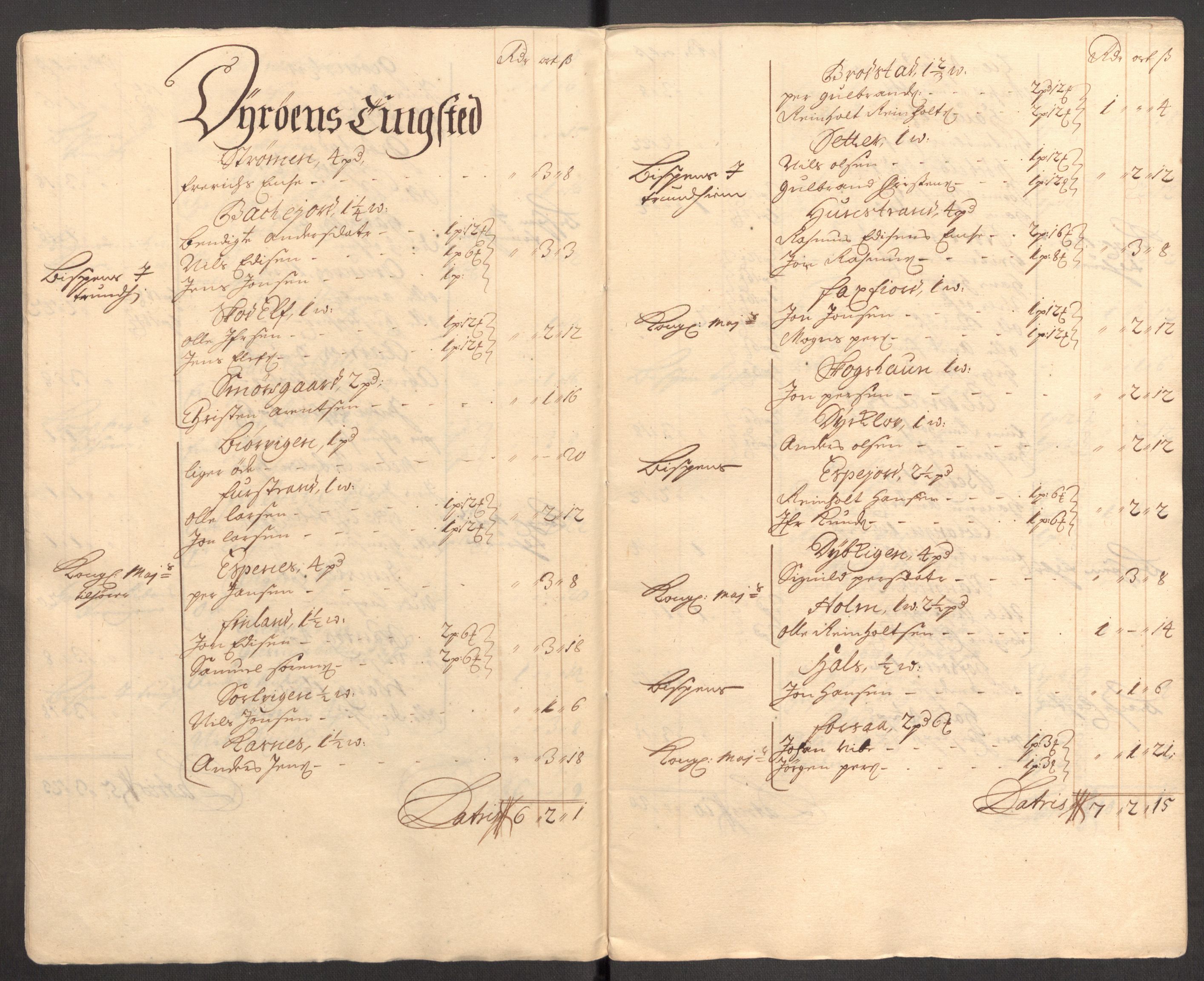 Rentekammeret inntil 1814, Reviderte regnskaper, Fogderegnskap, AV/RA-EA-4092/R68/L4756: Fogderegnskap Senja og Troms, 1705-1707, s. 287