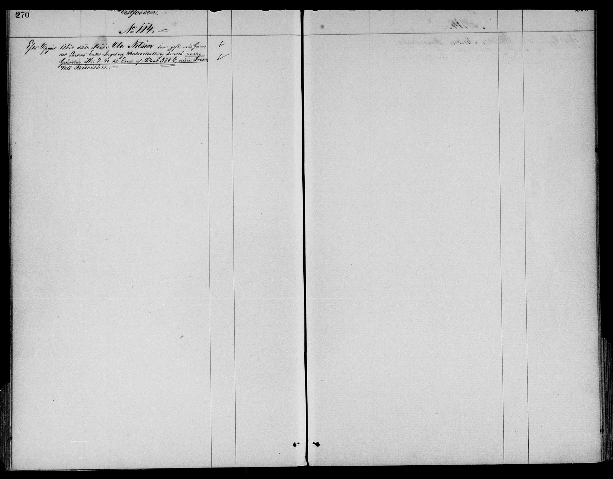 Eiker, Modum og Sigdal sorenskriveri, AV/SAKO-A-123/G/Gb/Gbd/L0002: Panteregister nr. IV 2, s. 270