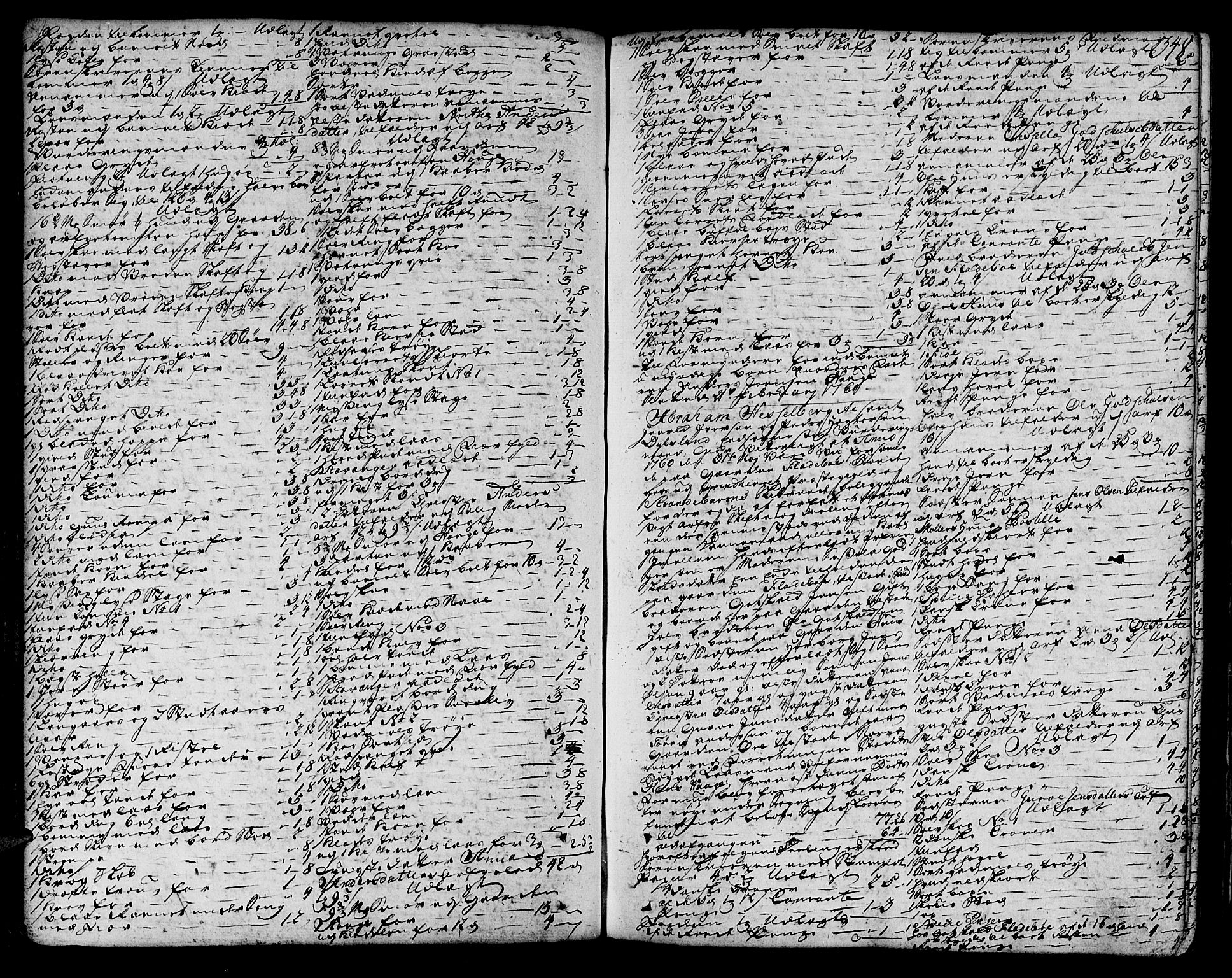 Sunnhordland sorenskrivar, SAB/A-2401/1/H/Ha/Haa/L0007: Skifteprotokollar. Register på lesesal. Fol. 901- ut, 1760-1765, s. 347b-348a