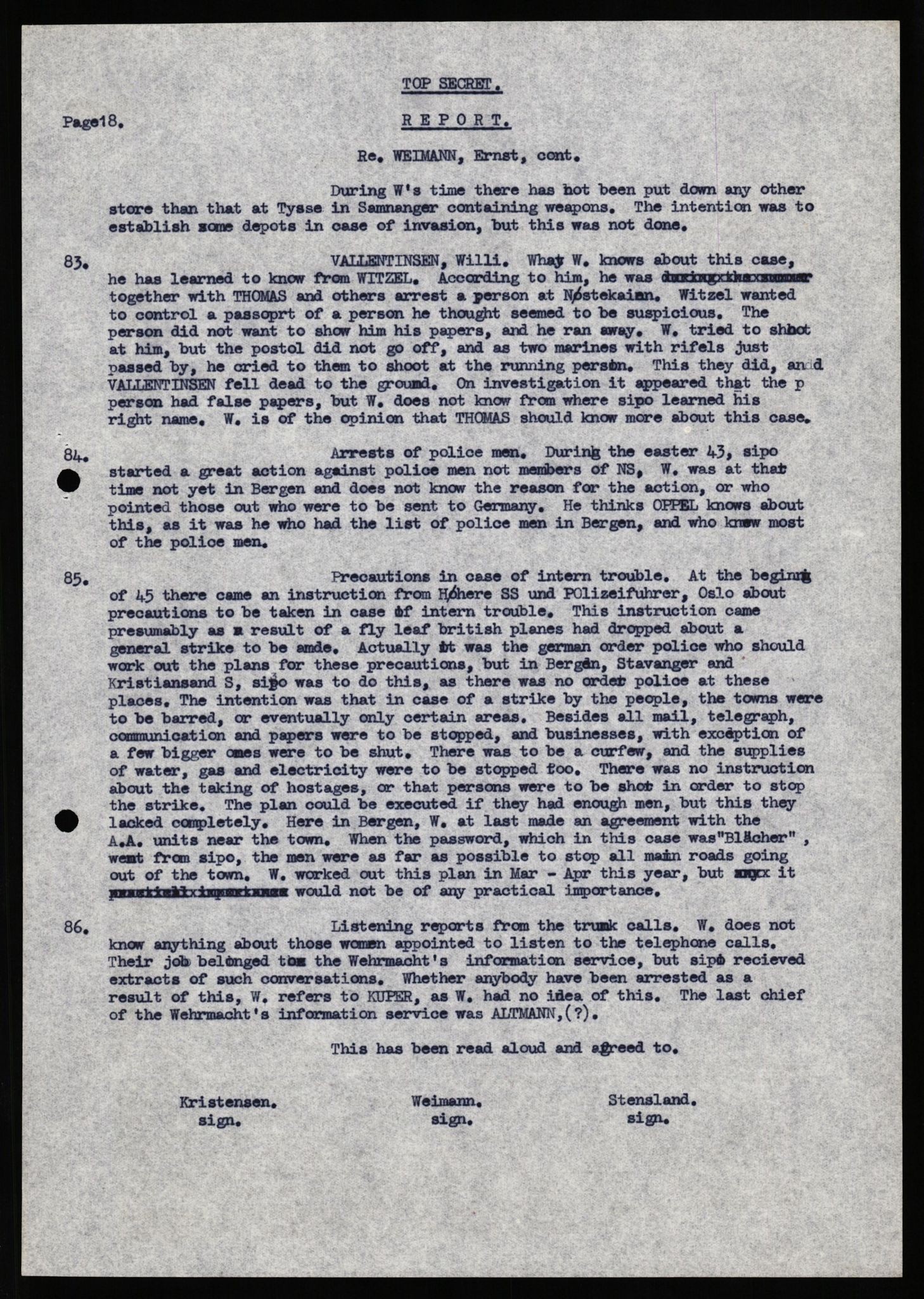 Forsvaret, Forsvarets overkommando II, AV/RA-RAFA-3915/D/Db/L0035: CI Questionaires. Tyske okkupasjonsstyrker i Norge. Tyskere., 1945-1946, s. 183