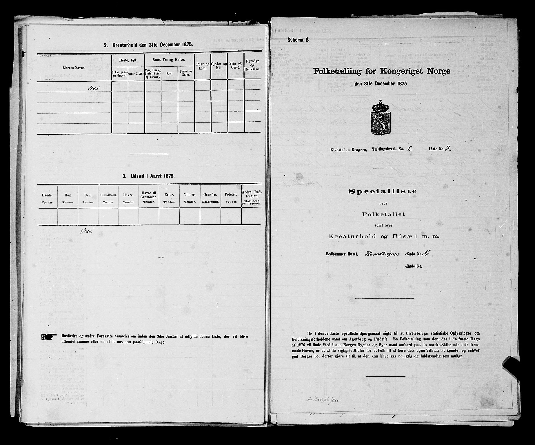 SAKO, Folketelling 1875 for 0801P Kragerø prestegjeld, 1875, s. 49