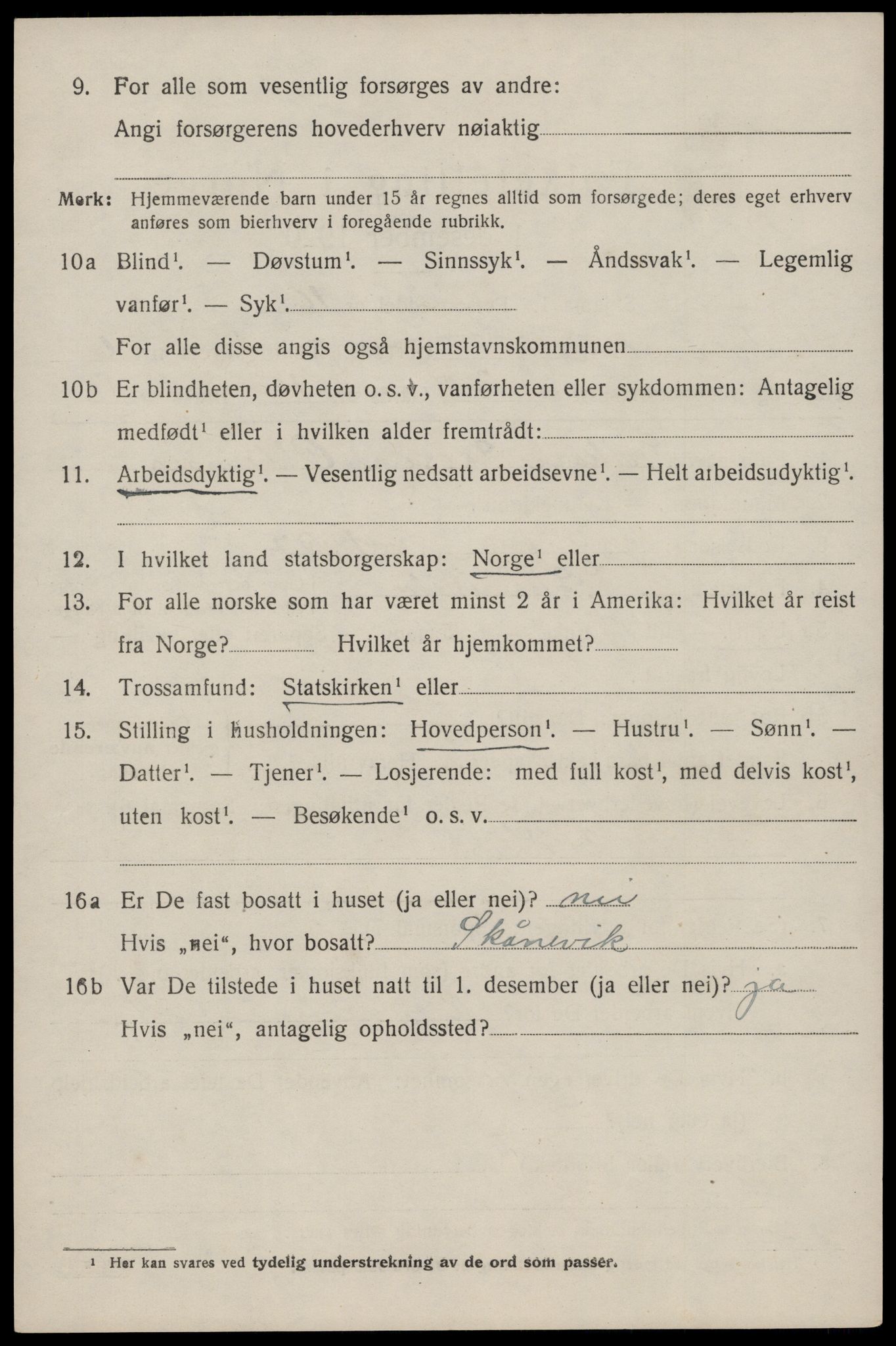 SAST, Folketelling 1920 for 1152 Torvastad herred, 1920, s. 4937