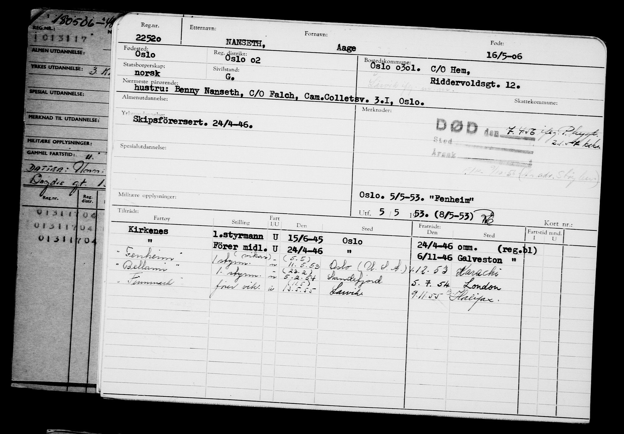 Direktoratet for sjømenn, AV/RA-S-3545/G/Gb/L0065: Hovedkort, 1906, s. 206