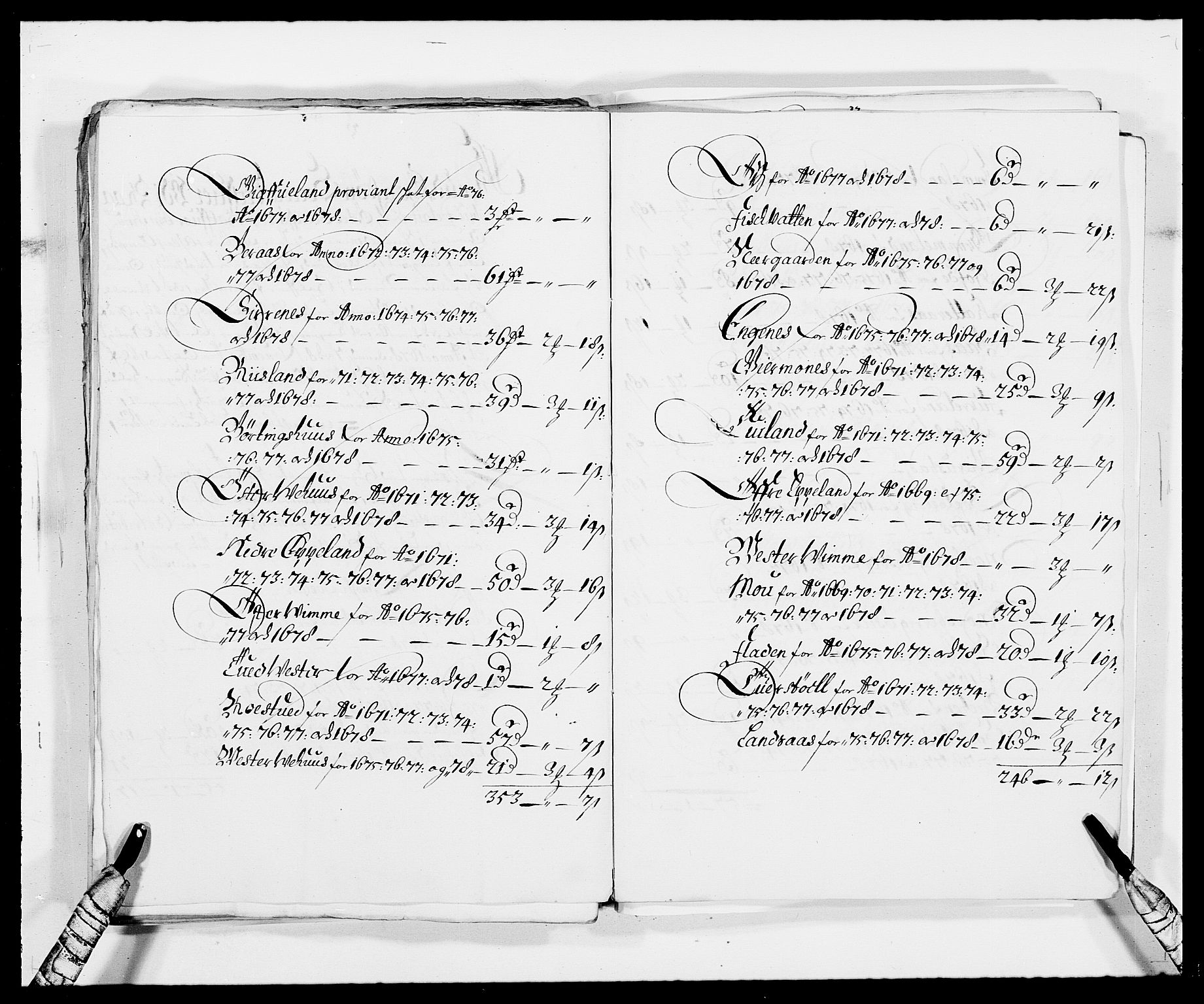 Rentekammeret inntil 1814, Reviderte regnskaper, Fogderegnskap, AV/RA-EA-4092/R40/L2435: Fogderegnskap Råbyggelag, 1677-1678, s. 424