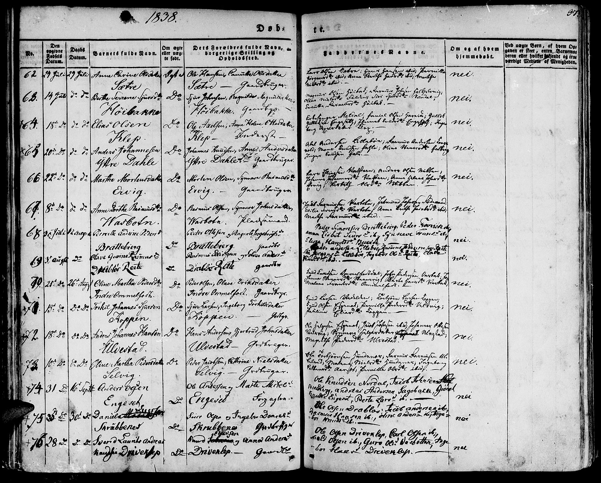Ministerialprotokoller, klokkerbøker og fødselsregistre - Møre og Romsdal, SAT/A-1454/511/L0139: Ministerialbok nr. 511A06, 1831-1850, s. 37