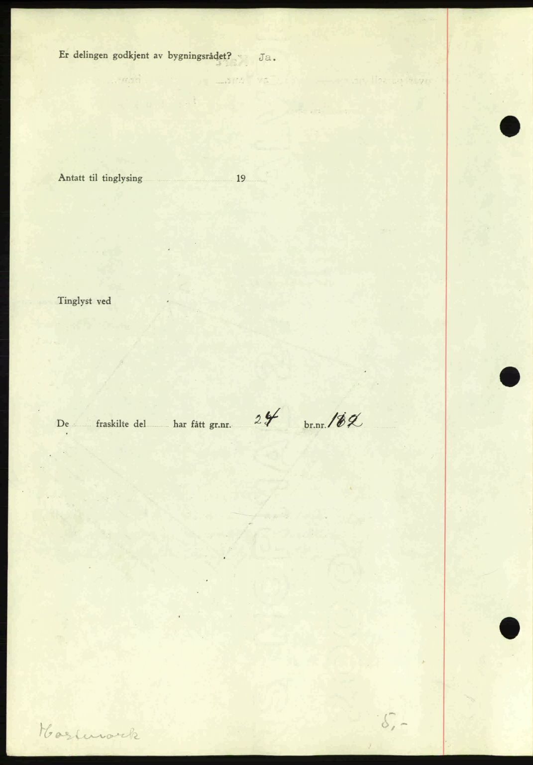 Romsdal sorenskriveri, AV/SAT-A-4149/1/2/2C: Pantebok nr. A10, 1941-1941, Dagboknr: 963/1941