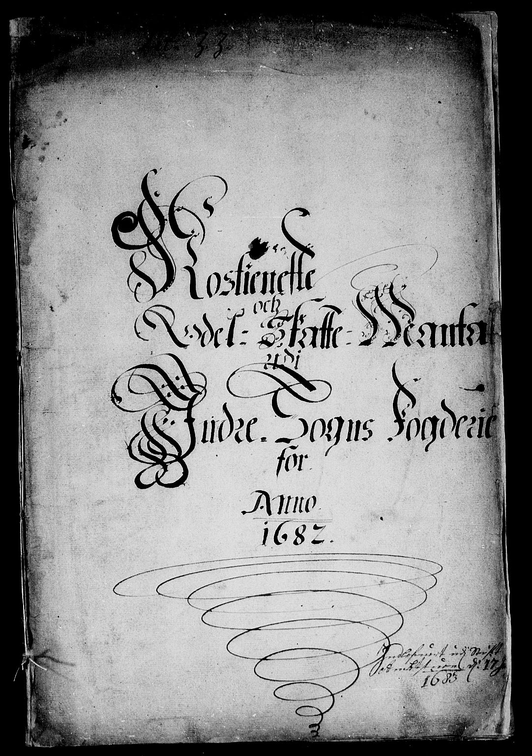 Rentekammeret inntil 1814, Reviderte regnskaper, Stiftamtstueregnskaper, Bergen stiftamt, AV/RA-EA-6043/R/Rc/L0064: Bergen stiftamt, 1682