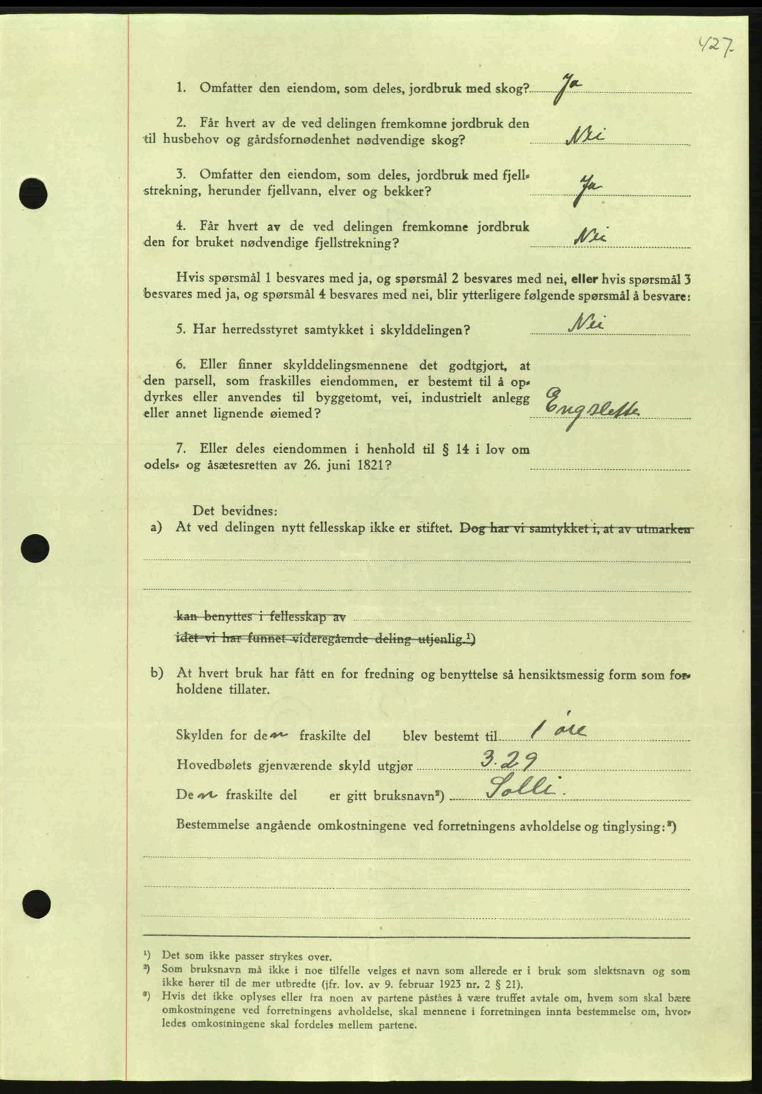 Nordmøre sorenskriveri, SAT/A-4132/1/2/2Ca: Pantebok nr. A96, 1943-1944, Dagboknr: 2393/1943