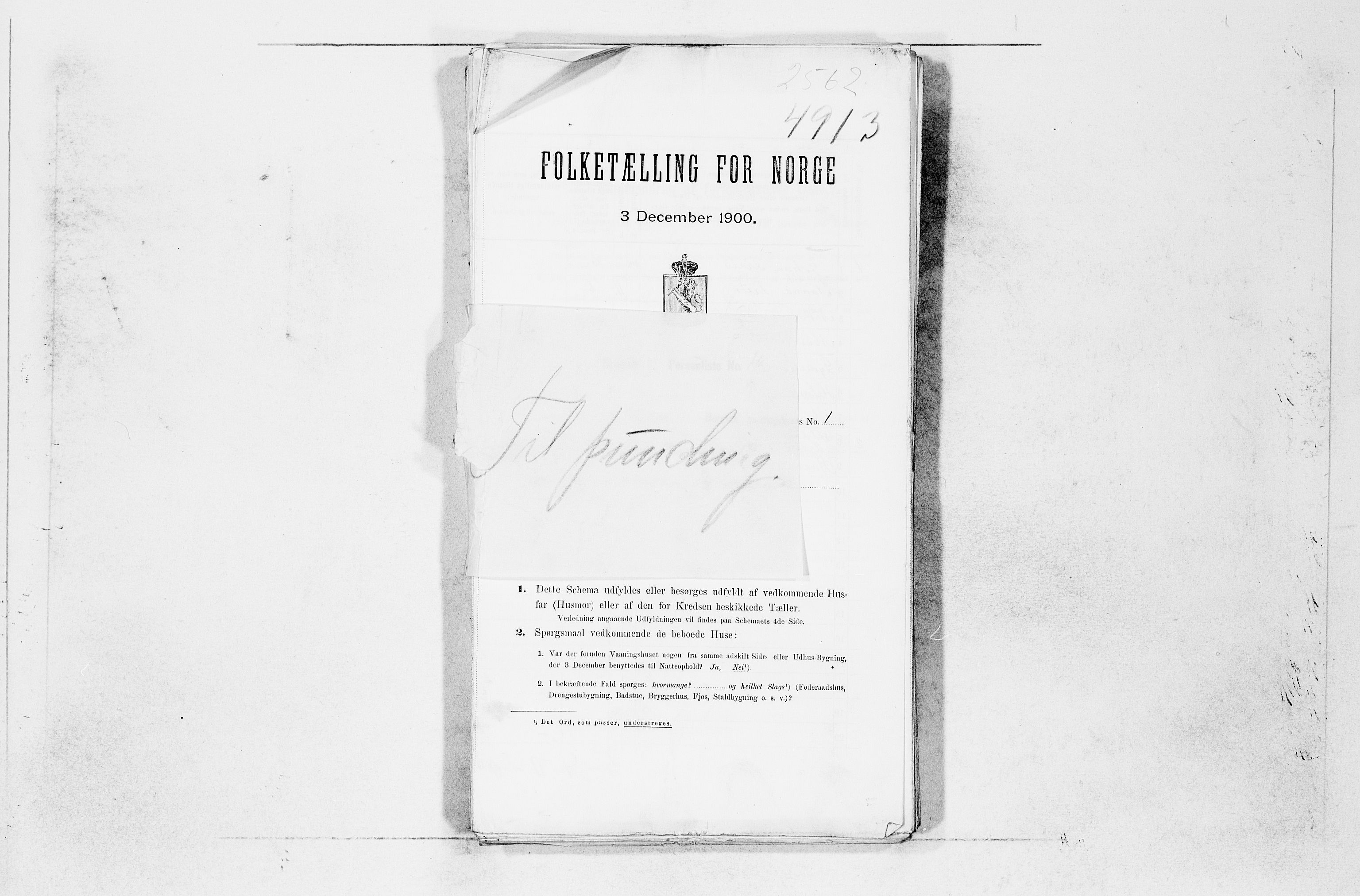 SAB, Folketelling 1900 for 1218 Finnås herred, 1900, s. 38