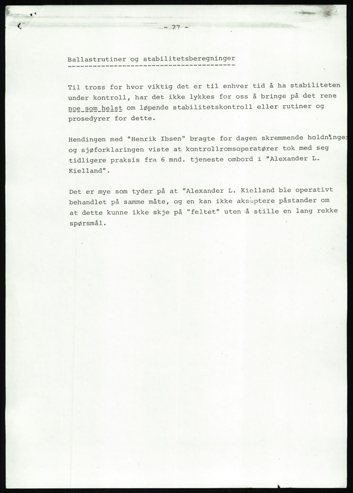 Justisdepartementet, Granskningskommisjonen ved Alexander Kielland-ulykken 27.3.1980, AV/RA-S-1165/D/L0022: Y Forskningsprosjekter (Y8-Y9)/Z Diverse (Doku.liste + Z1-Z15 av 15), 1980-1981, s. 405