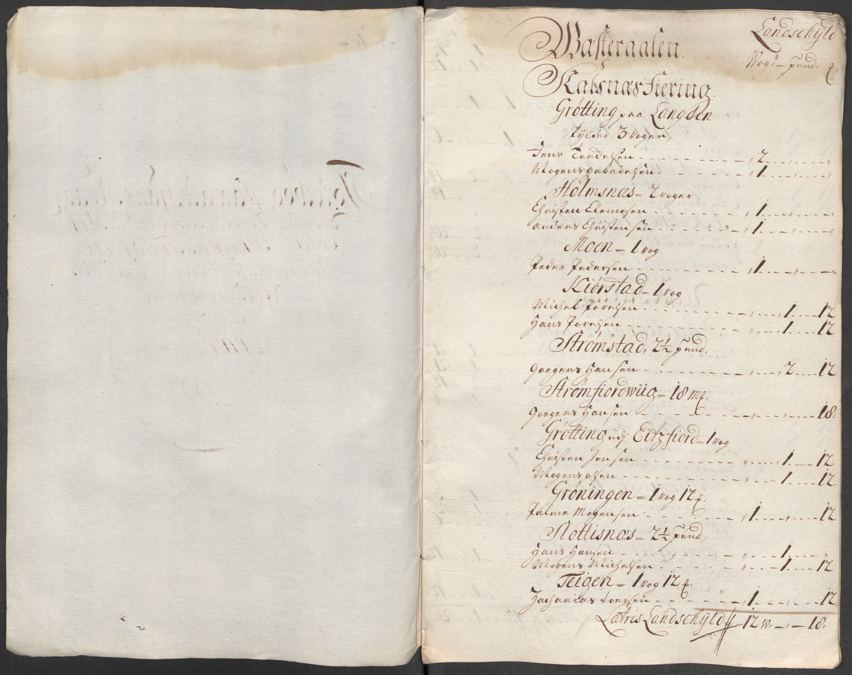 Rentekammeret inntil 1814, Reviderte regnskaper, Fogderegnskap, RA/EA-4092/R67/L4683: Fogderegnskap Vesterålen, Andenes og Lofoten, 1717, s. 130