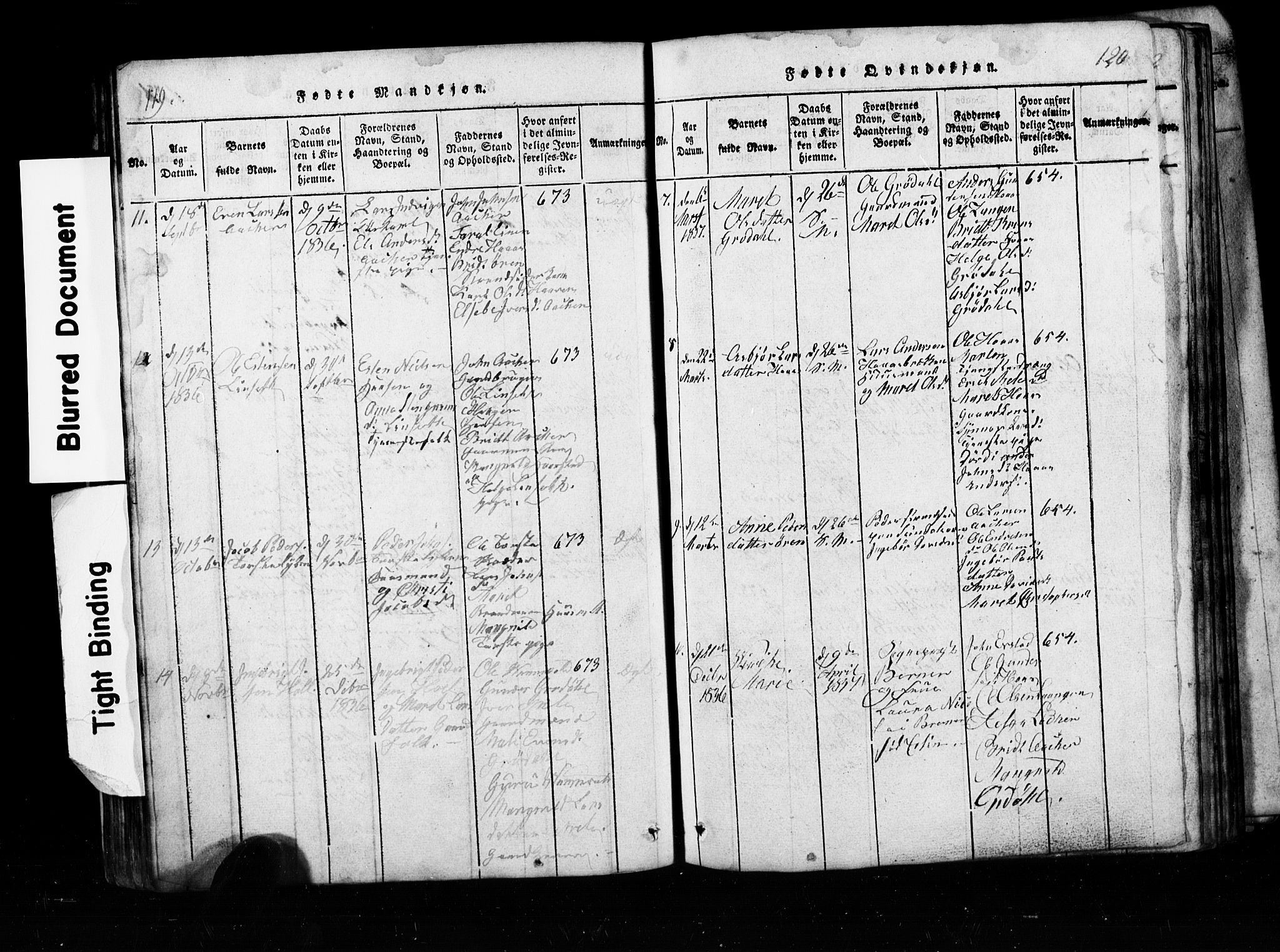 Ministerialprotokoller, klokkerbøker og fødselsregistre - Møre og Romsdal, AV/SAT-A-1454/590/L1016: Klokkerbok nr. 590C01, 1819-1838, s. 119-120