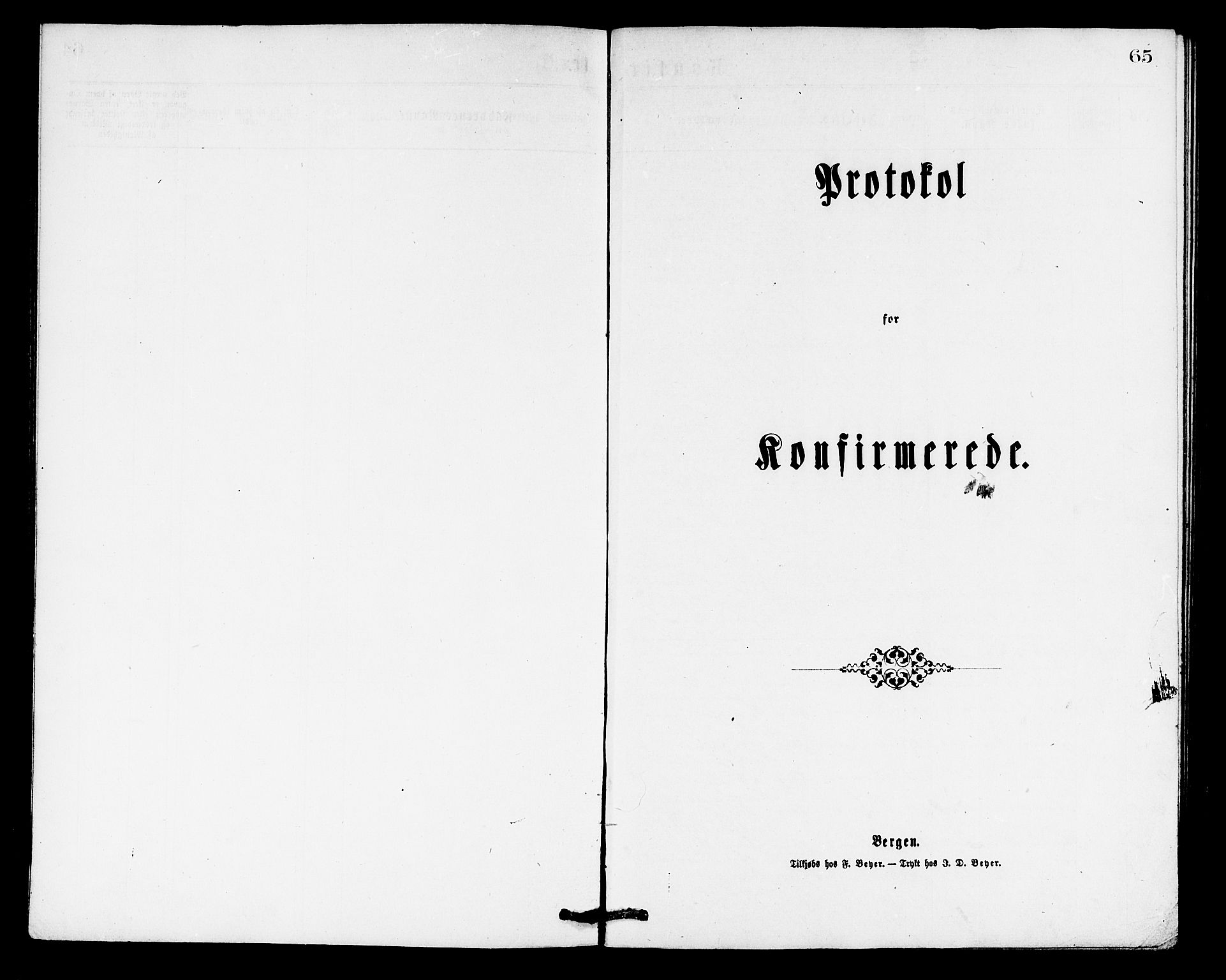 Haus sokneprestembete, AV/SAB-A-75601/H/Hab: Klokkerbok nr. B 1, 1869-1878, s. 65