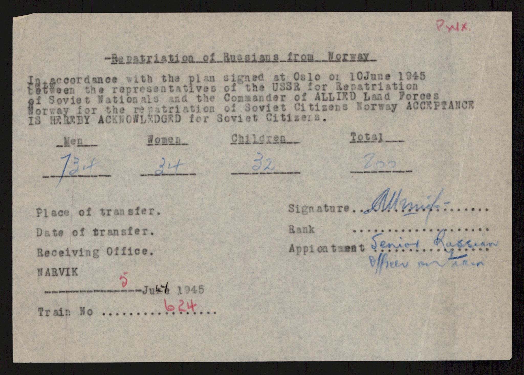 Flyktnings- og fangedirektoratet, Repatrieringskontoret, RA/S-1681/D/Db/L0016: Displaced Persons (DPs) og sivile tyskere, 1945-1948, s. 432