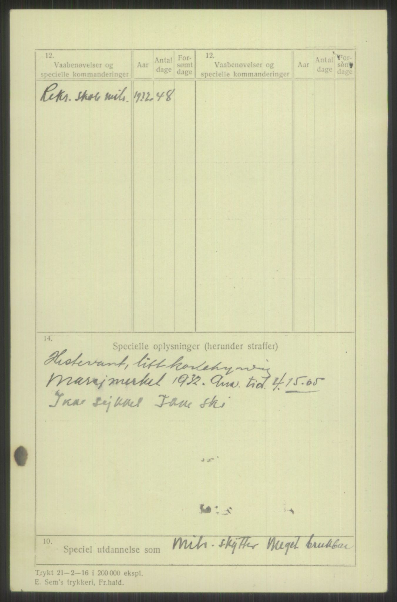 Forsvaret, Troms infanteriregiment nr. 16, AV/RA-RAFA-3146/P/Pa/L0016: Rulleblad for regimentets menige mannskaper, årsklasse 1932, 1932, s. 1252
