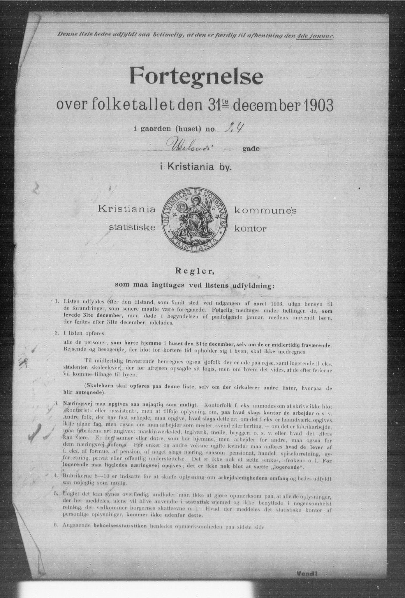OBA, Kommunal folketelling 31.12.1903 for Kristiania kjøpstad, 1903, s. 22858