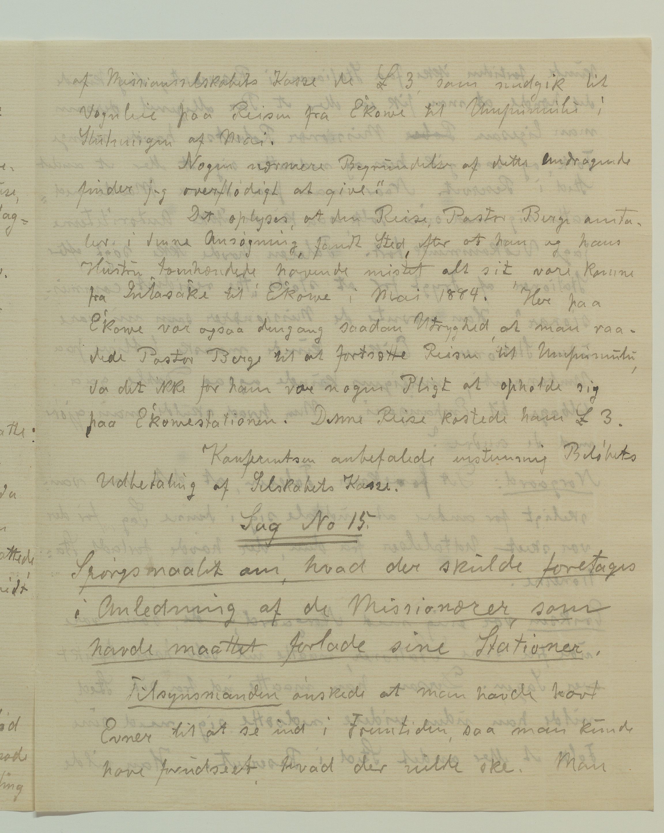 Det Norske Misjonsselskap - hovedadministrasjonen, VID/MA-A-1045/D/Da/Daa/L0036/0008: Konferansereferat og årsberetninger / Konferansereferat fra Sør-Afrika., 1884