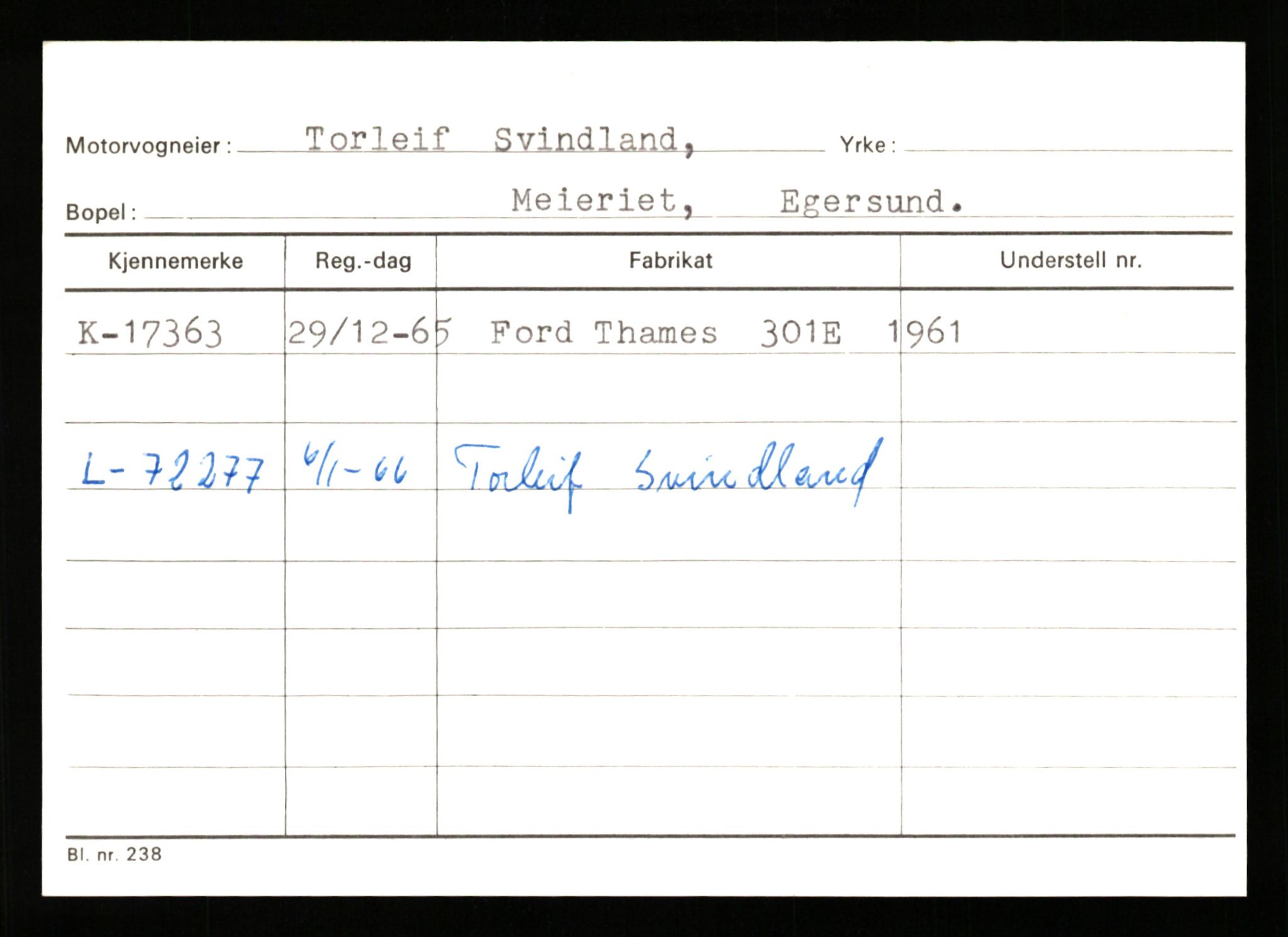 Stavanger trafikkstasjon, AV/SAST-A-101942/0/G/L0004: Registreringsnummer: 15497 - 22957, 1930-1971, s. 961