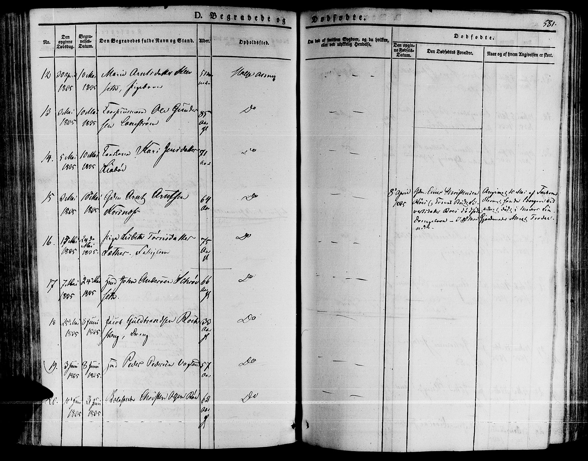 Ministerialprotokoller, klokkerbøker og fødselsregistre - Møre og Romsdal, AV/SAT-A-1454/592/L1025: Ministerialbok nr. 592A03 /2, 1831-1849, s. 581