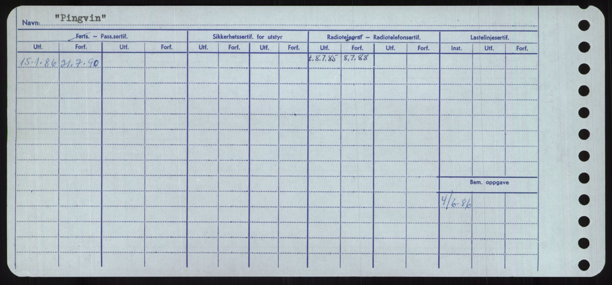 Sjøfartsdirektoratet med forløpere, Skipsmålingen, RA/S-1627/H/Ha/L0004/0002: Fartøy, Mas-R / Fartøy, Odin-R, s. 306