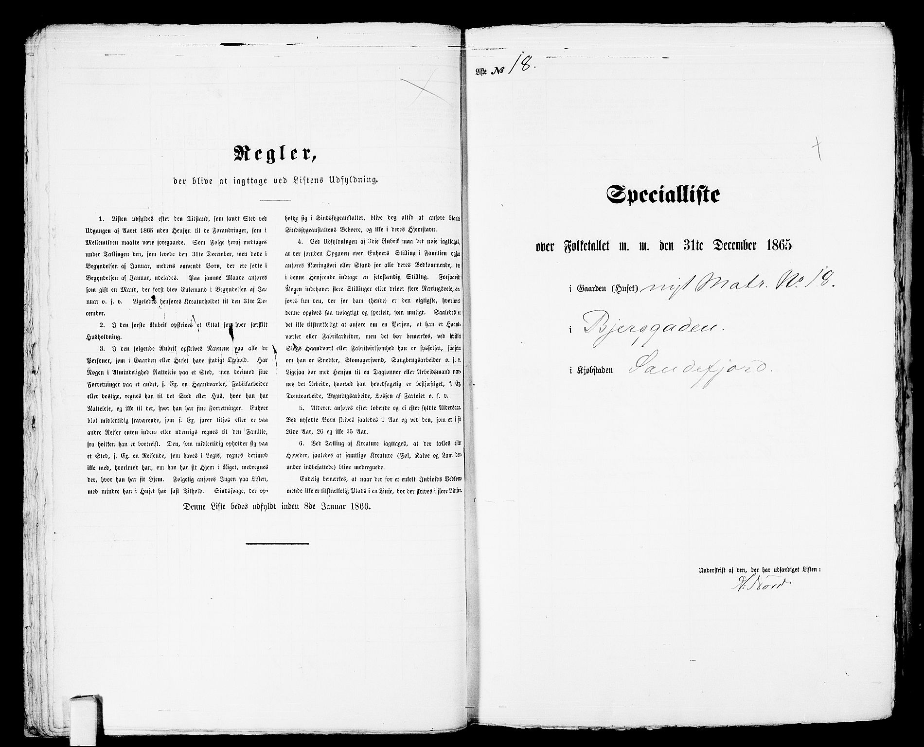 RA, Folketelling 1865 for 0706B Sandeherred prestegjeld, Sandefjord kjøpstad, 1865, s. 42