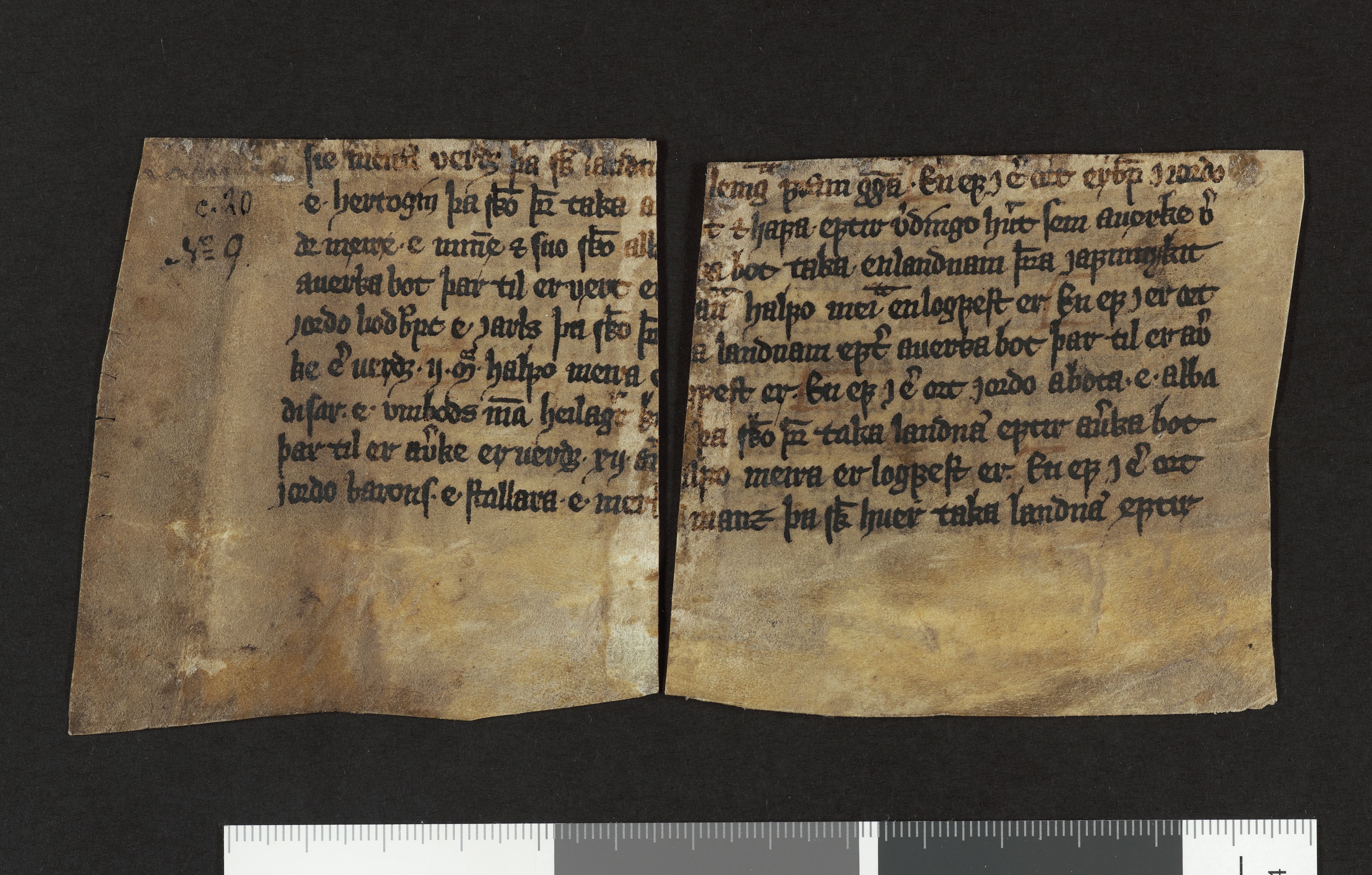 Riksarkivets diplomsamling, AV/RA-EA-5965/F26/L0002: Norrøne membranfragmenter bestand 2-9 (10), 1100-1536, s. 231