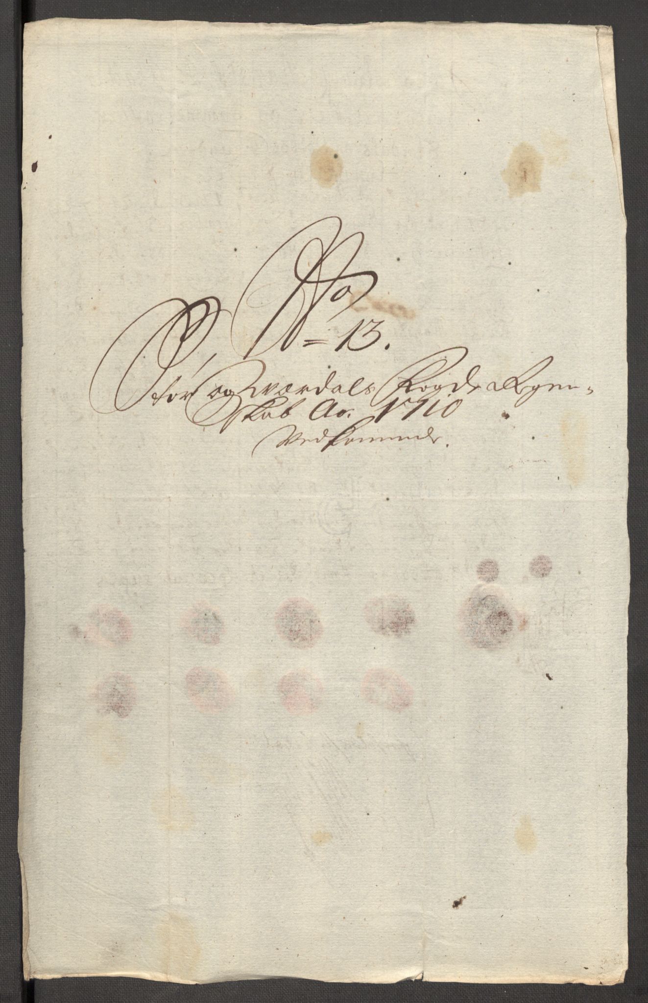 Rentekammeret inntil 1814, Reviderte regnskaper, Fogderegnskap, RA/EA-4092/R62/L4200: Fogderegnskap Stjørdal og Verdal, 1710, s. 149