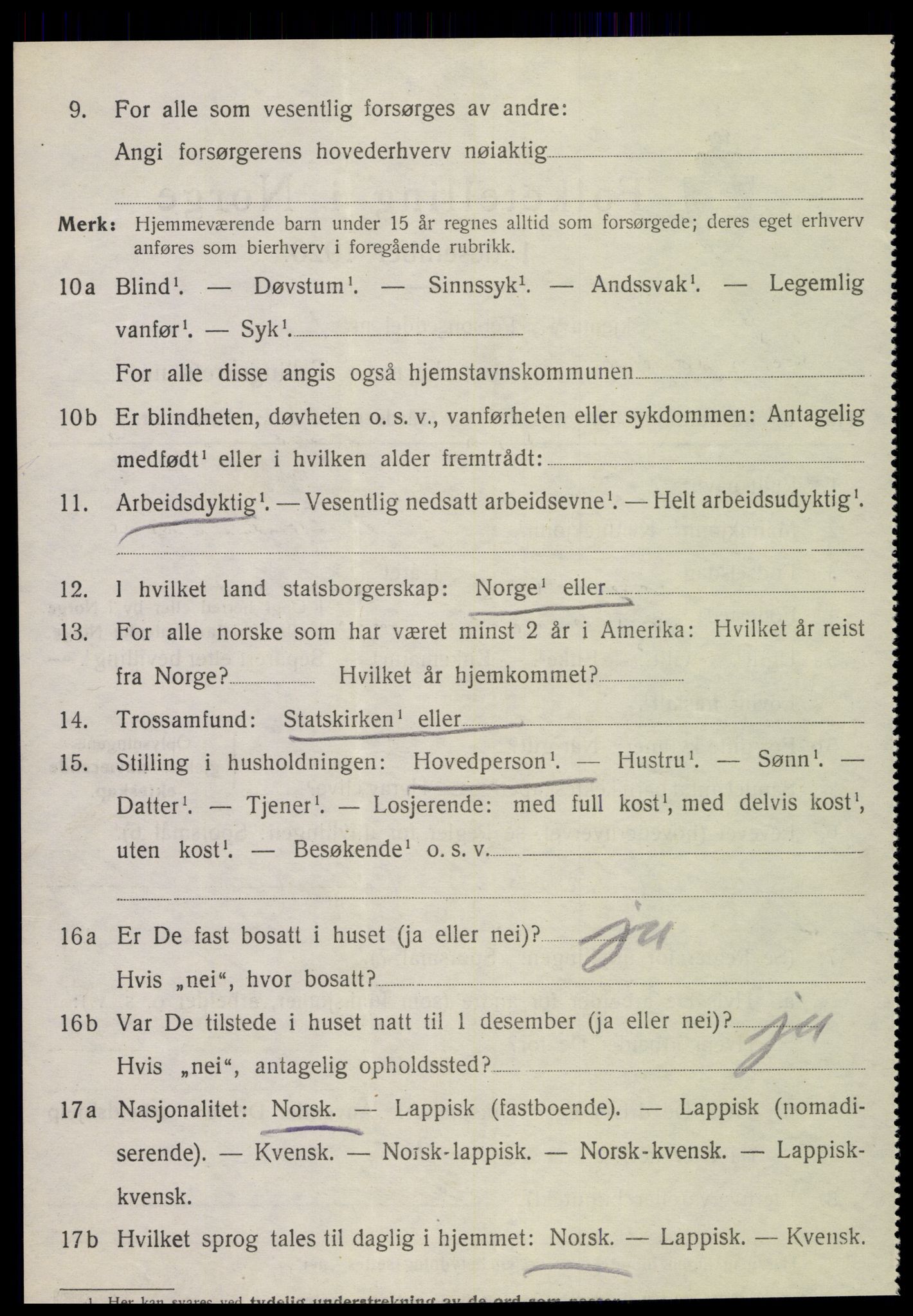 SAT, Folketelling 1920 for 1731 Sparbu herred, 1920, s. 5350