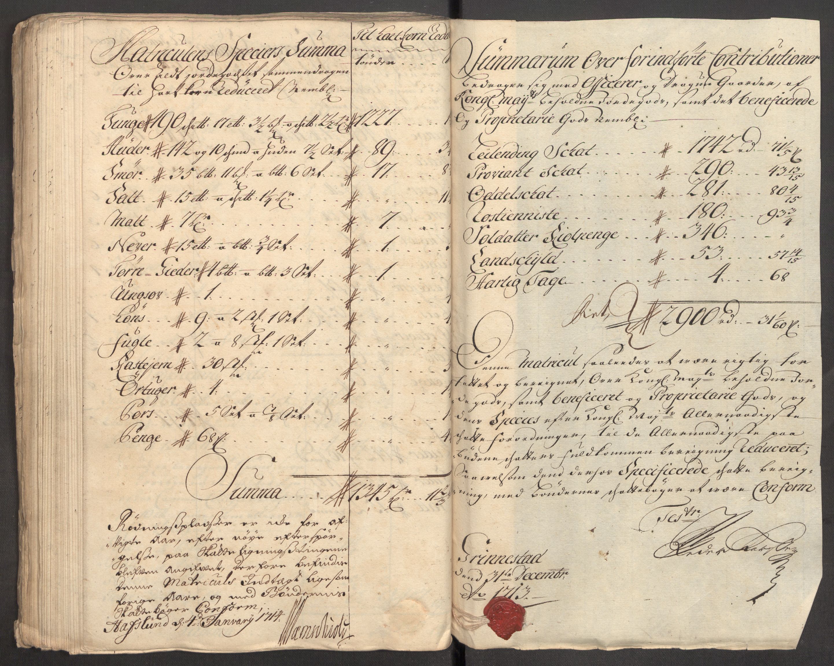 Rentekammeret inntil 1814, Reviderte regnskaper, Fogderegnskap, AV/RA-EA-4092/R07/L0306: Fogderegnskap Rakkestad, Heggen og Frøland, 1713, s. 98