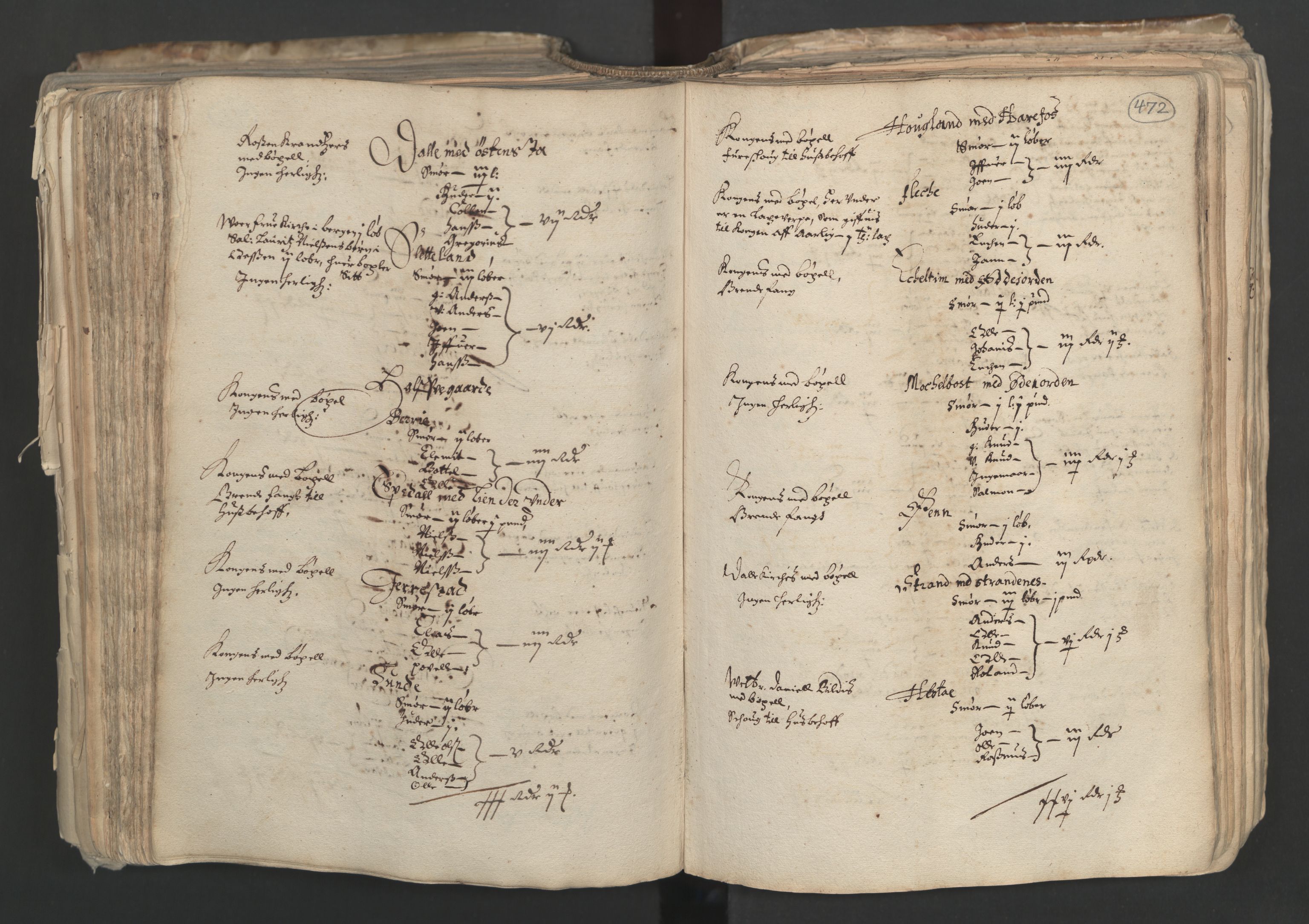 Rentekammeret inntil 1814, Realistisk ordnet avdeling, AV/RA-EA-4070/L/L0024/0001: Bergen lagdømme: / [A]: Alminnelig jordebok og skattemanntall (6 dalers kontribusjonsskatt). Sunnhordland, Hardanger, Nordhordland, Voss, Indre Sogn, Ytre Sogn, Sunnfjord, Nordfjord og Sunnmøre fogderi., 1661, s. 471b-472a