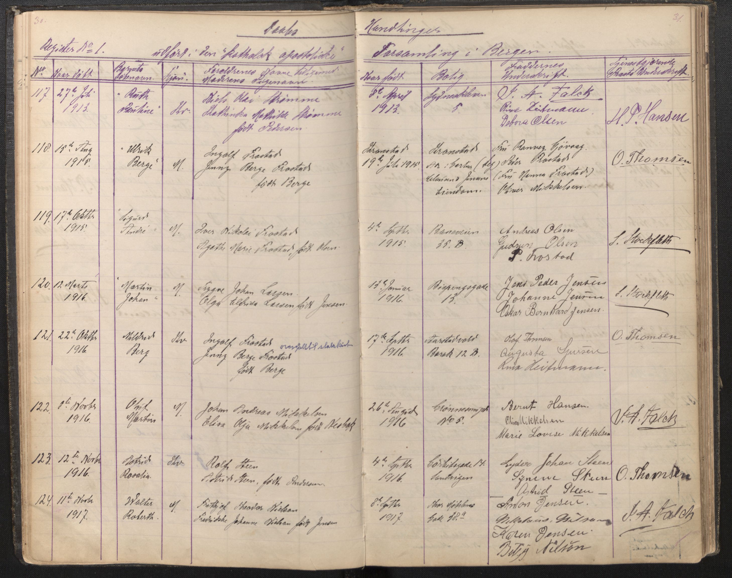 Den katolsk-apostoliske menighet, AV/SAB-SAB/PA-0331/F/L0002: Dissenterprotokoll nr. 2, 1884-1947, s. 30-31