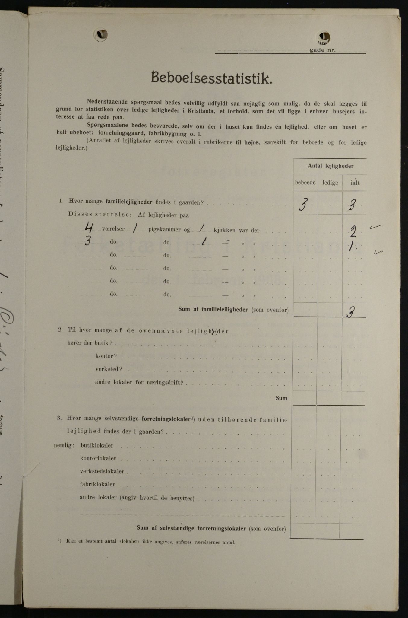 OBA, Kommunal folketelling 1.2.1908 for Kristiania kjøpstad, 1908, s. 26356