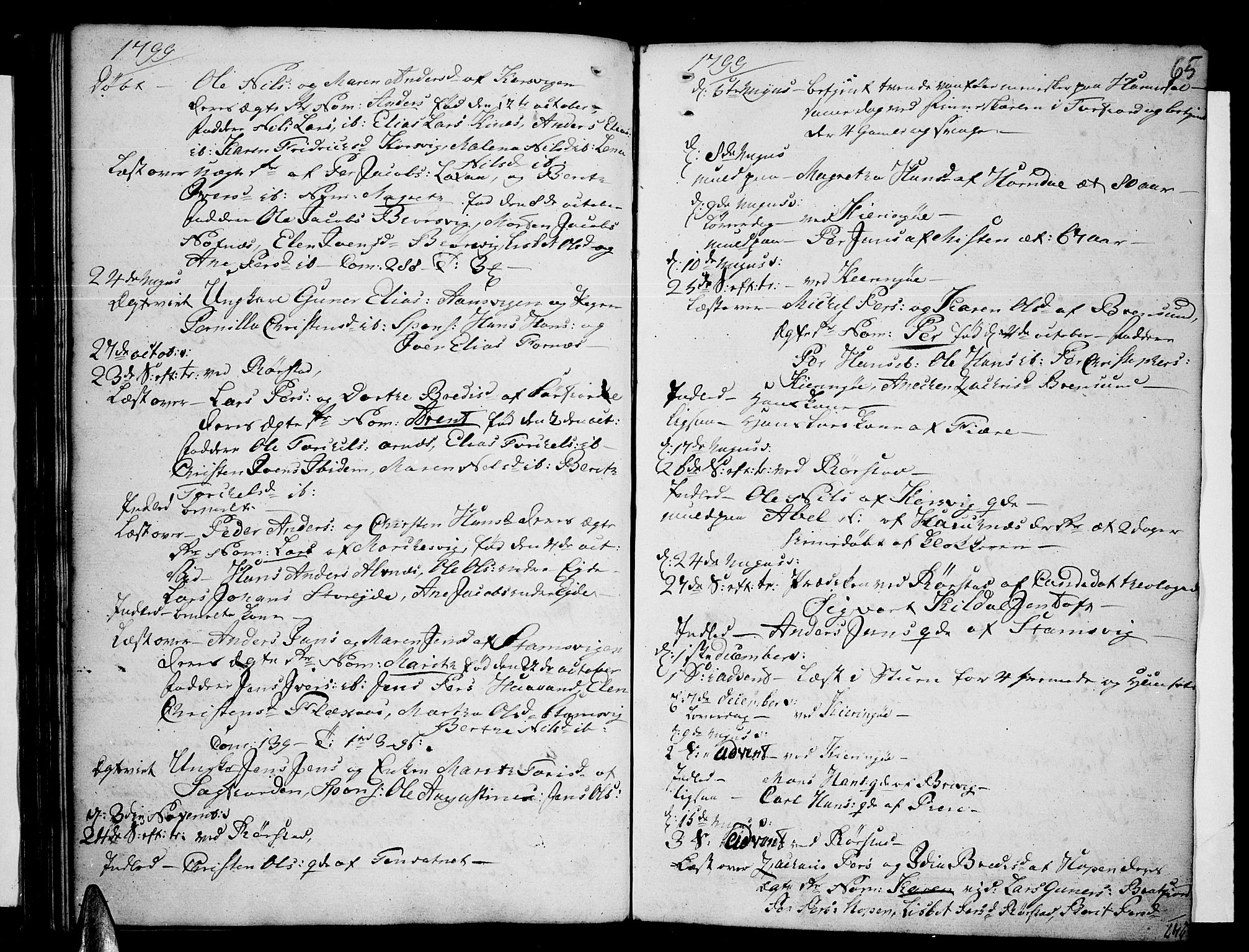 Ministerialprotokoller, klokkerbøker og fødselsregistre - Nordland, AV/SAT-A-1459/853/L0767: Ministerialbok nr. 853A06, 1791-1820, s. 65