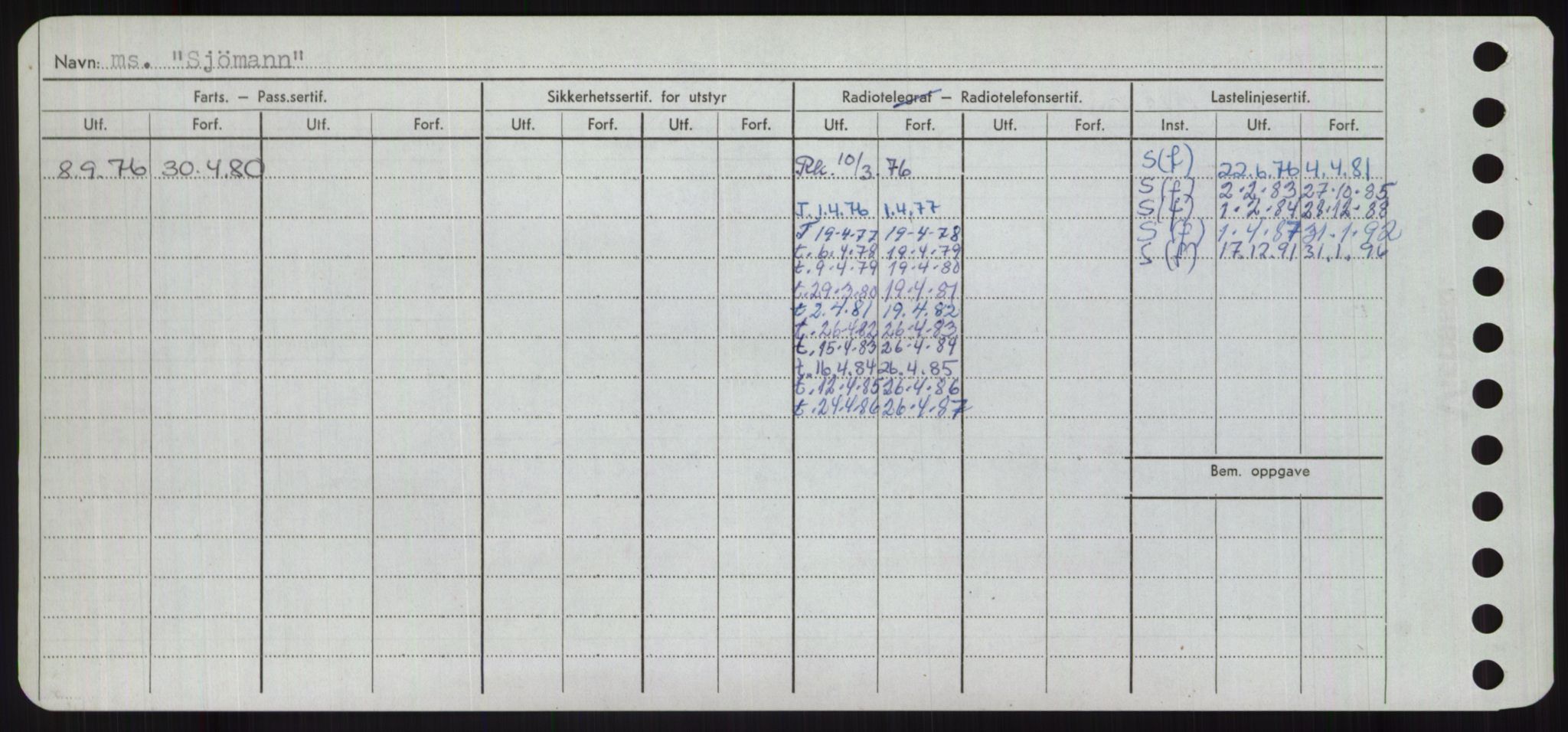 Sjøfartsdirektoratet med forløpere, Skipsmålingen, RA/S-1627/H/Ha/L0005/0001: Fartøy, S-Sven / Fartøy, S-Skji, s. 566