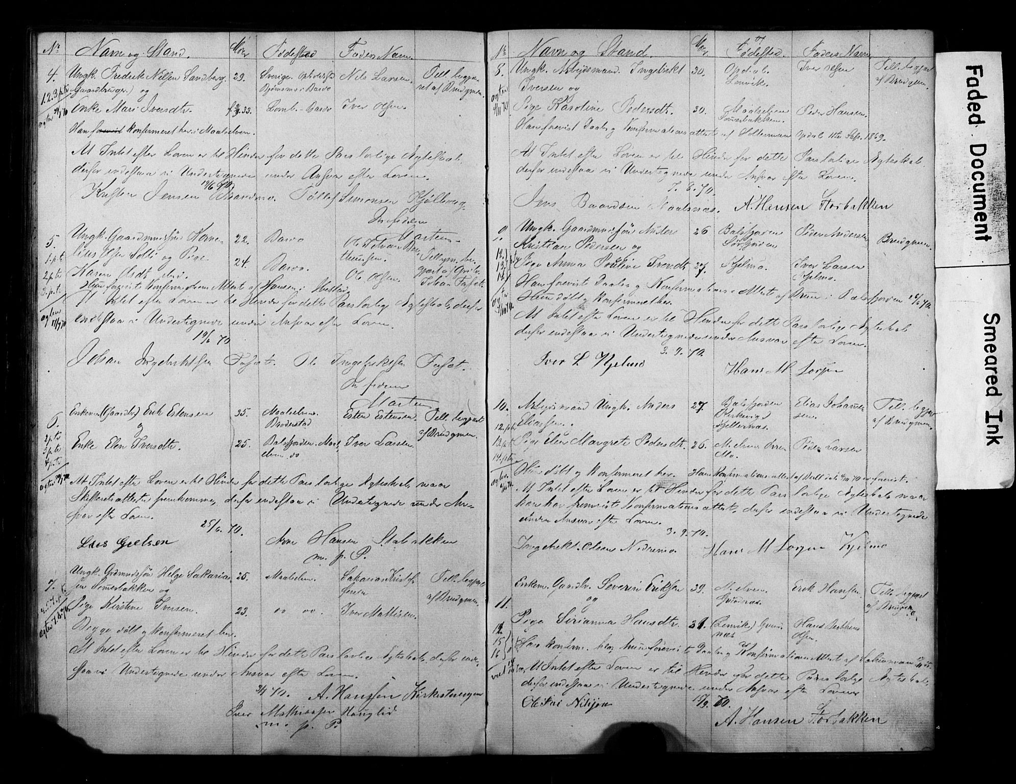 Målselv sokneprestembete, AV/SATØ-S-1311/I/Id/L0037: Lysningsprotokoll nr. 37, 1853-1870